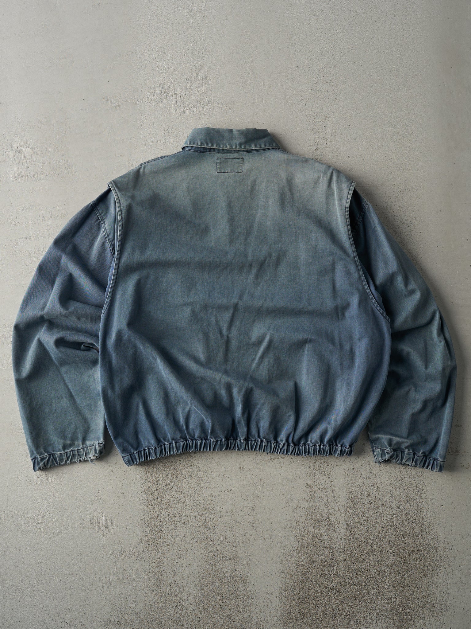 Vintage 80s Washed Blue Roots Work Jacket (L)