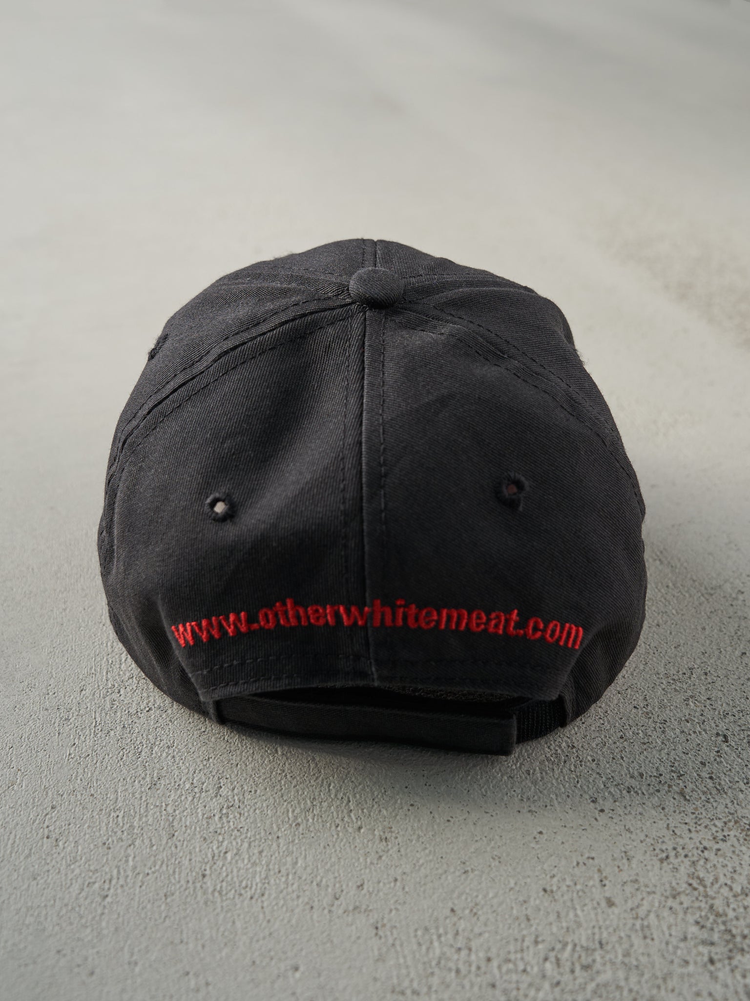 Vintage Y2K Black 46 Frank Kimmel ARCA Racing Velcro Hat