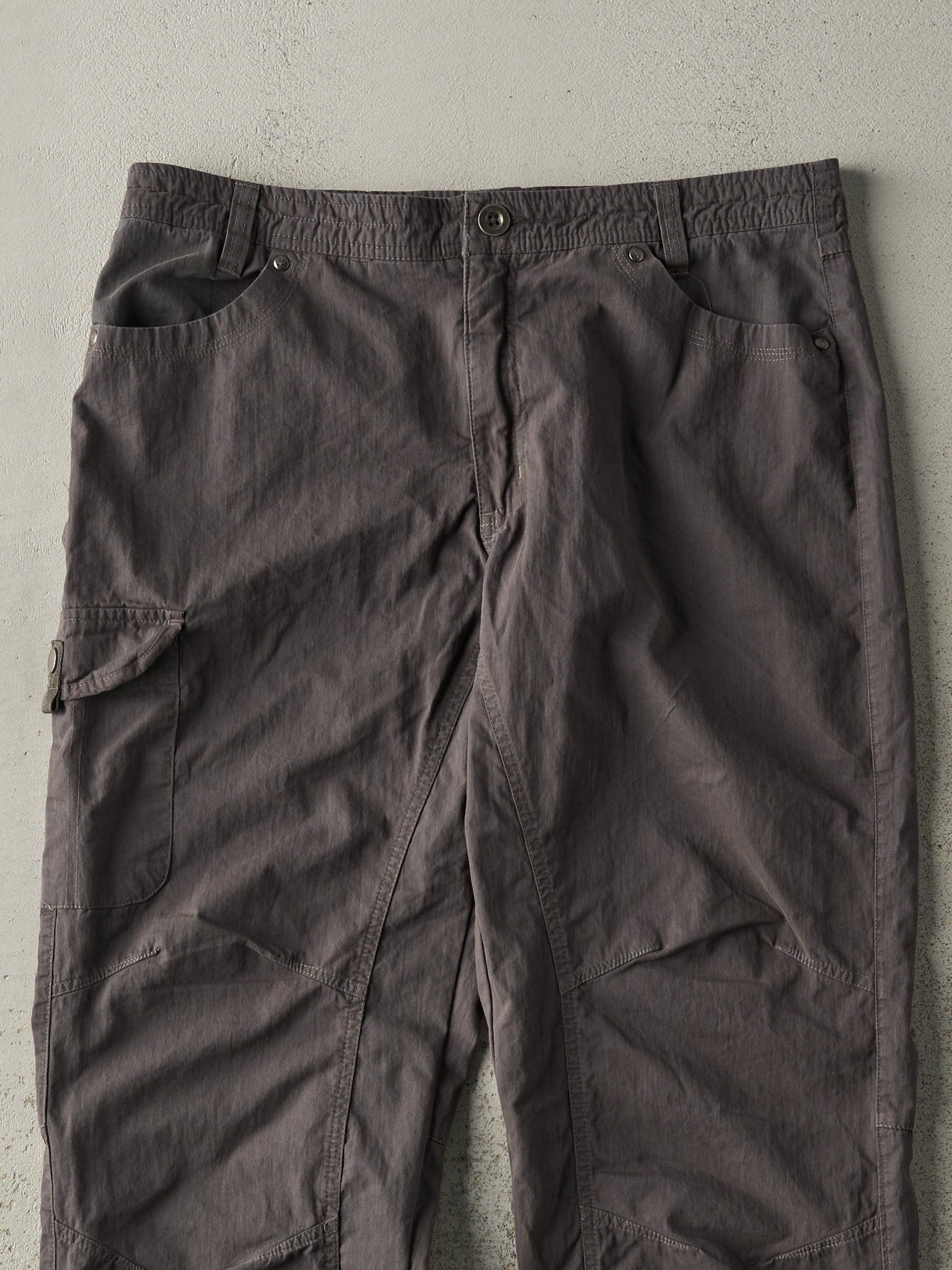 Vintage Y2K Grey Lightweight Cargo Work Pants (33x30)