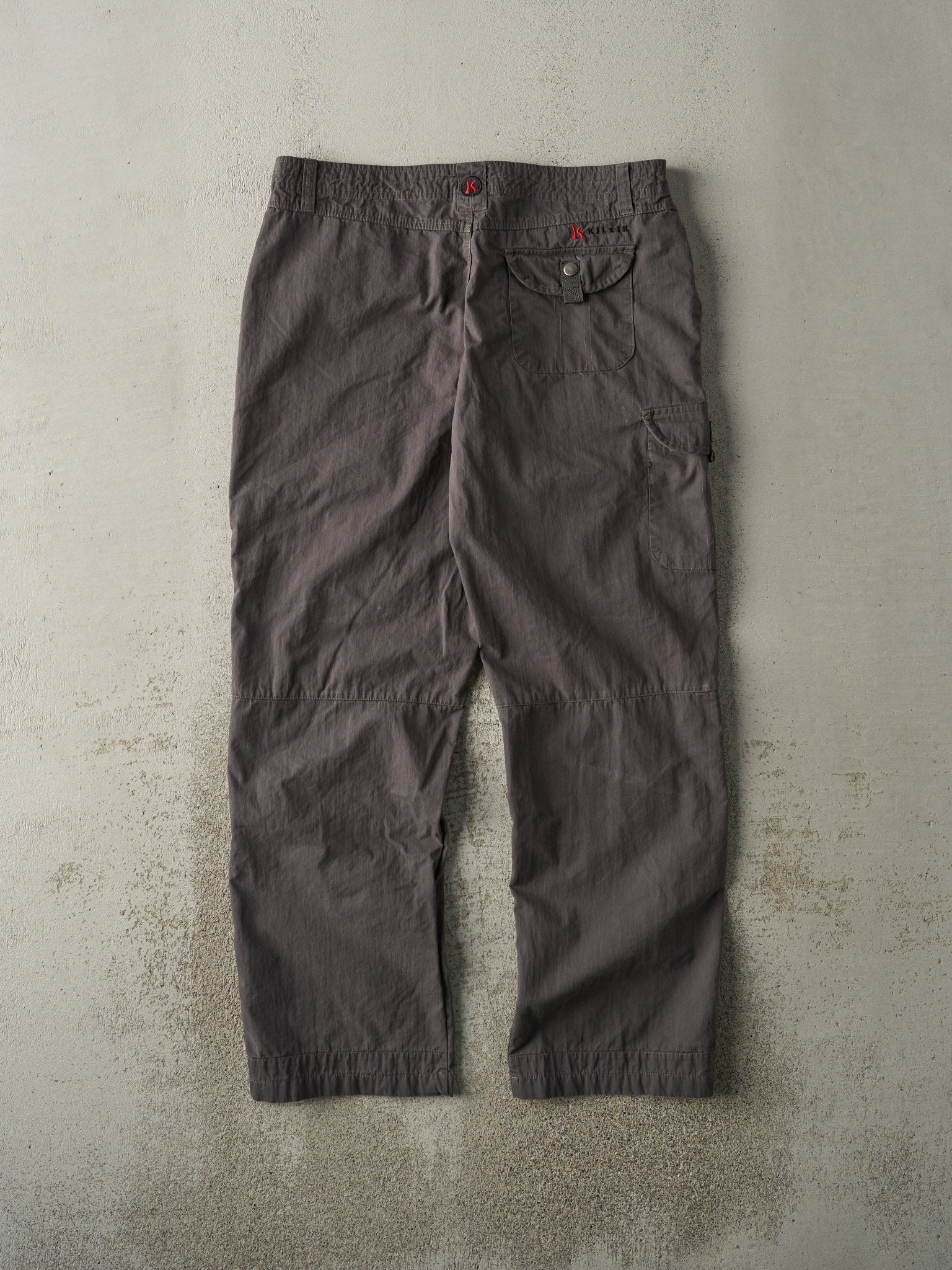 Vintage Y2K Grey Lightweight Cargo Work Pants (33x30)