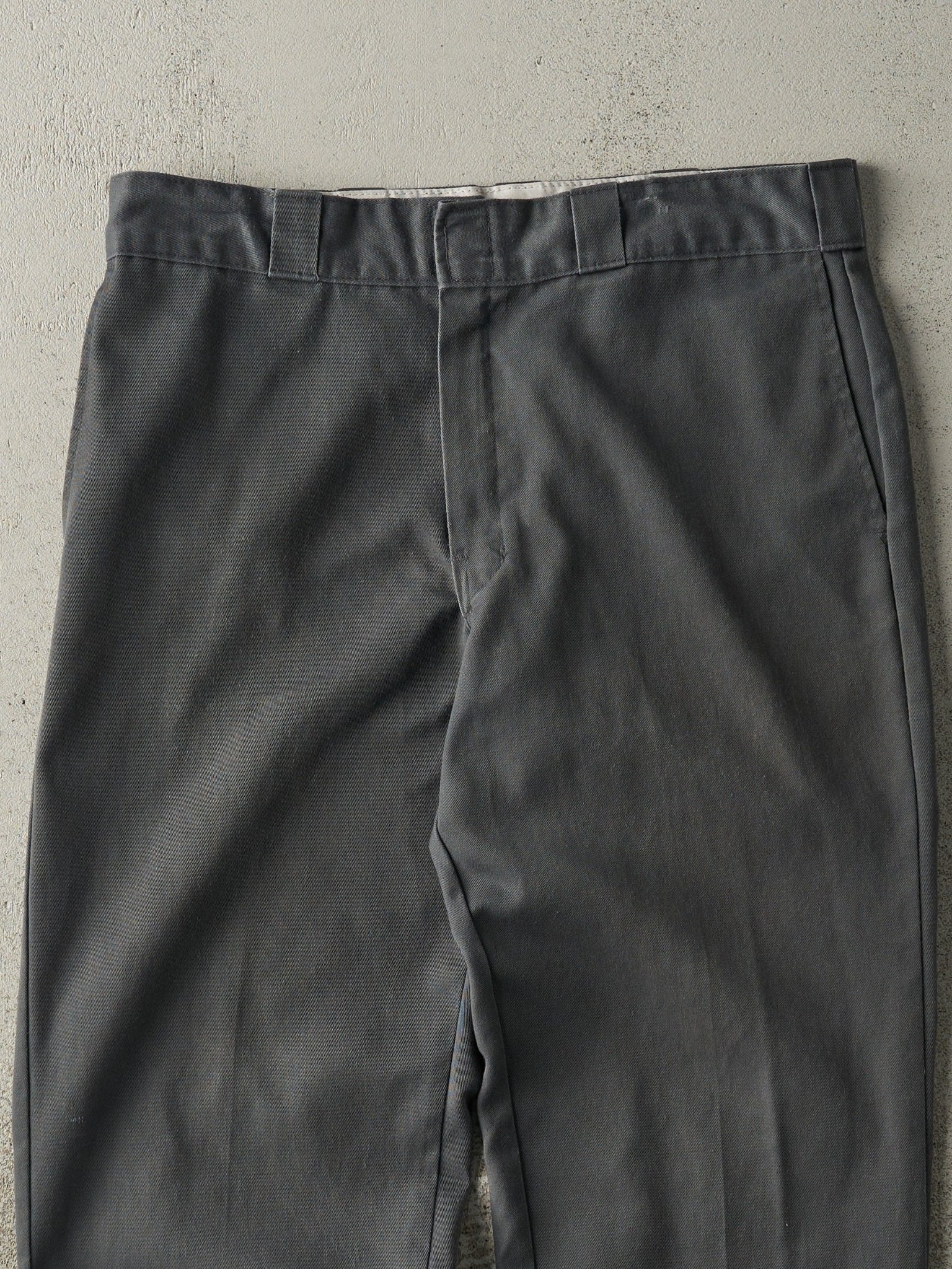 Vintage Y2K Grey Dickies 874 Work Pants (35x25)