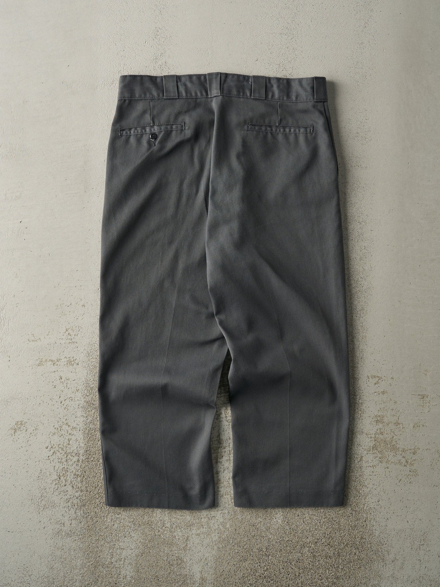 Vintage Y2K Grey Dickies 874 Work Pants (35x25)