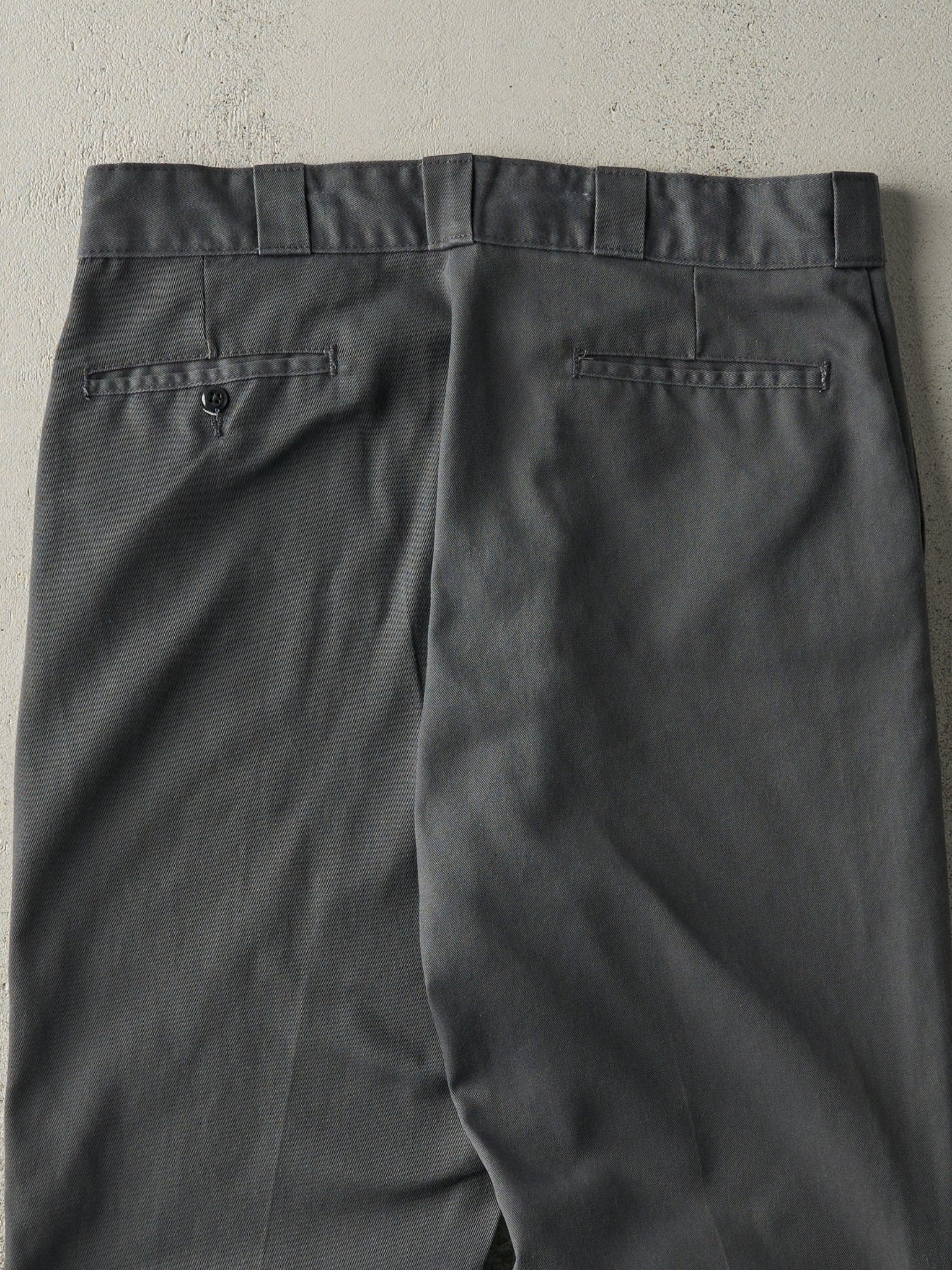 Vintage Y2K Grey Dickies 874 Work Pants (35x25)