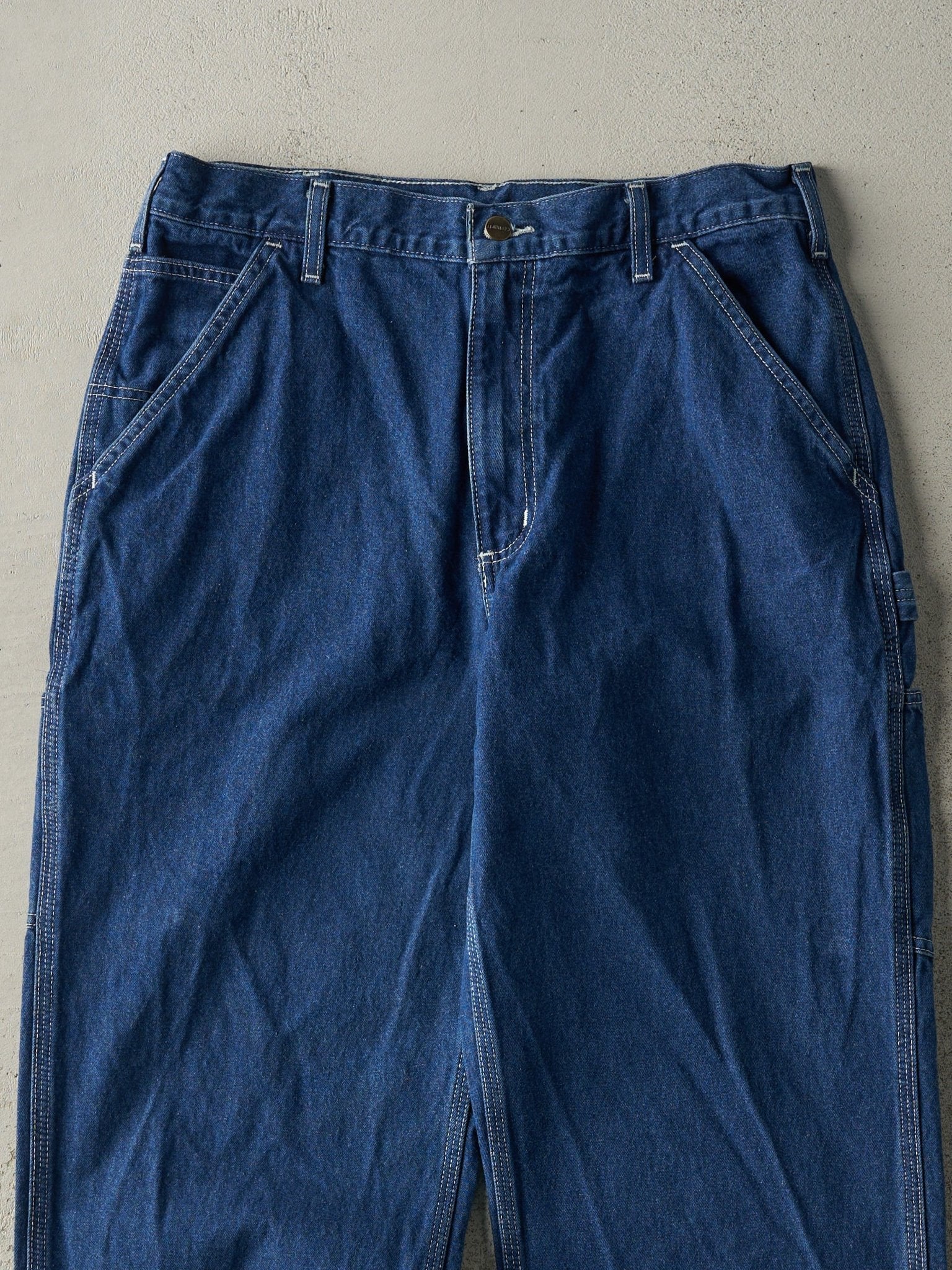Vintage Y2K Dark Wash Carhartt Carpenter Jeans (33x33.5)