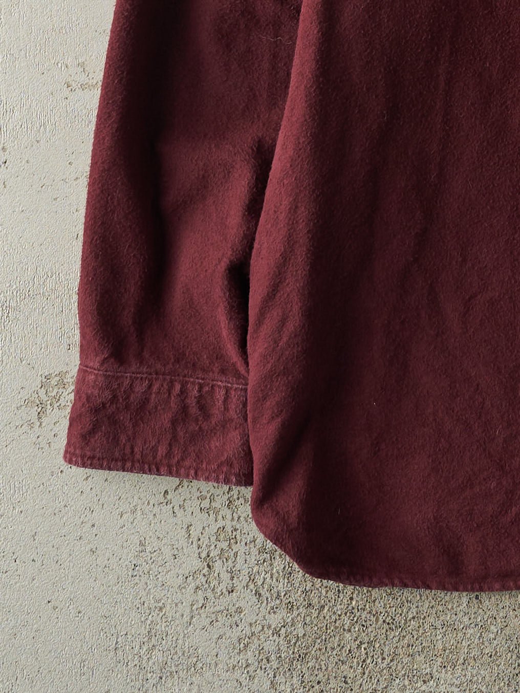 Vintage 90s Burgundy LL Bean Heavyweight Button Up (M/L)
