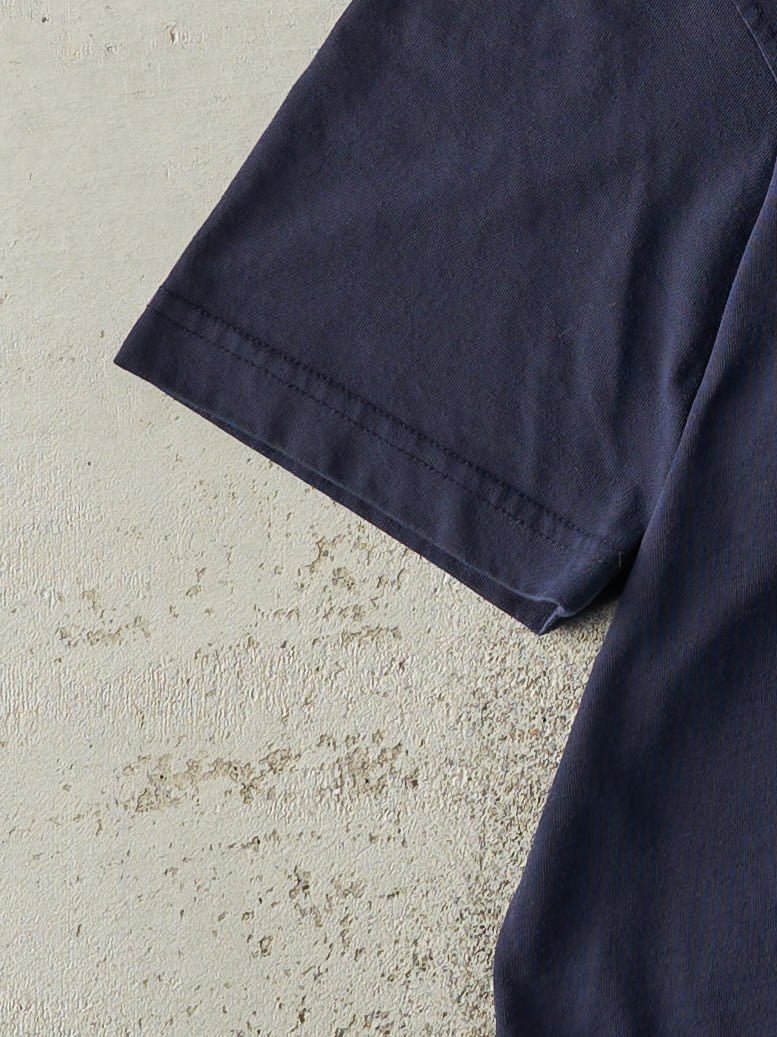Vintage Y2K Navy Blue Embroidered Umbro Athletic Tee (S)