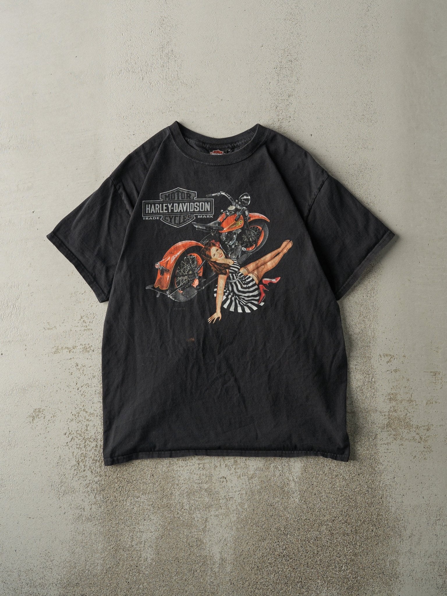 14' Black North Carolina Harley Davidson Tee (M)