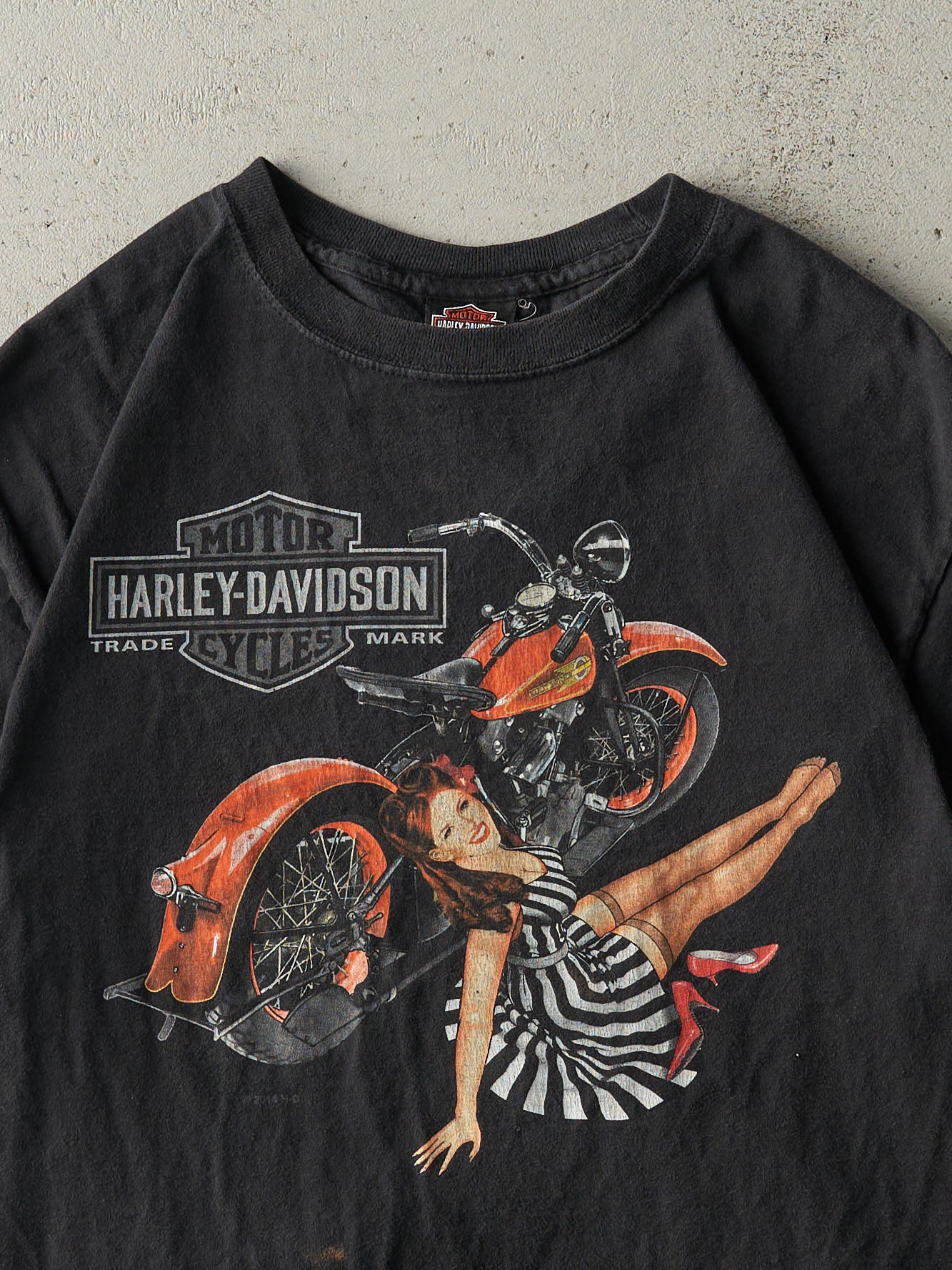 14' Black North Carolina Harley Davidson Tee (M)