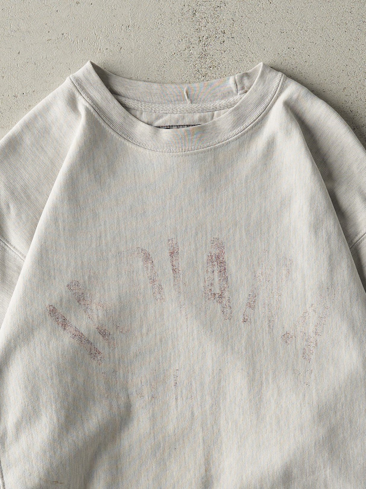 Vintage 90s Heather Grey Indiana Champion Reverse Weave Crewneck (M)