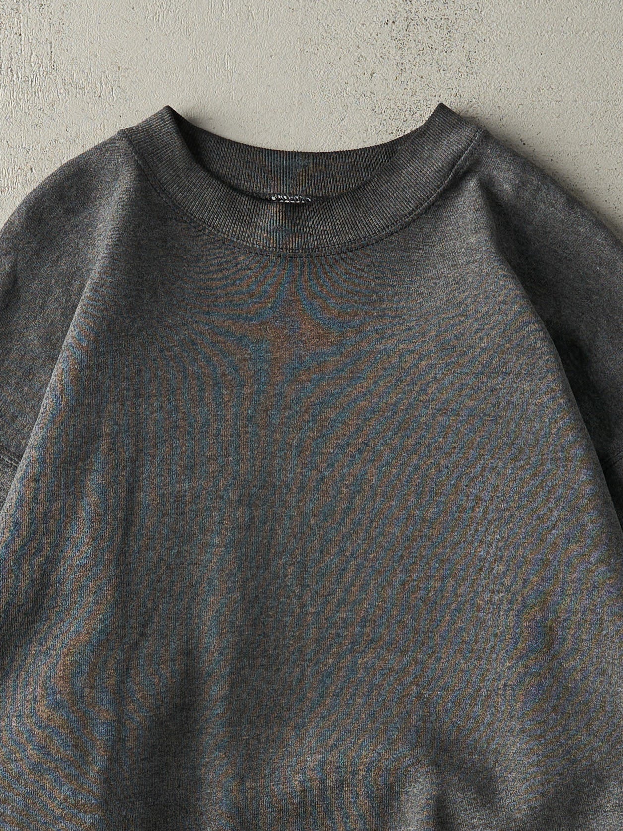 Vintage 90s Charcoal Grey Blank Crewneck (L)