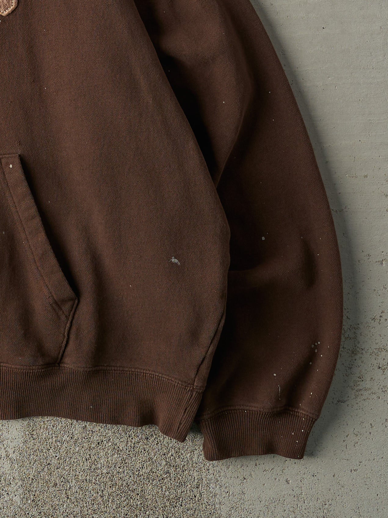Vintage Y2K Brown Gap Embroidered Hoodie (XL)