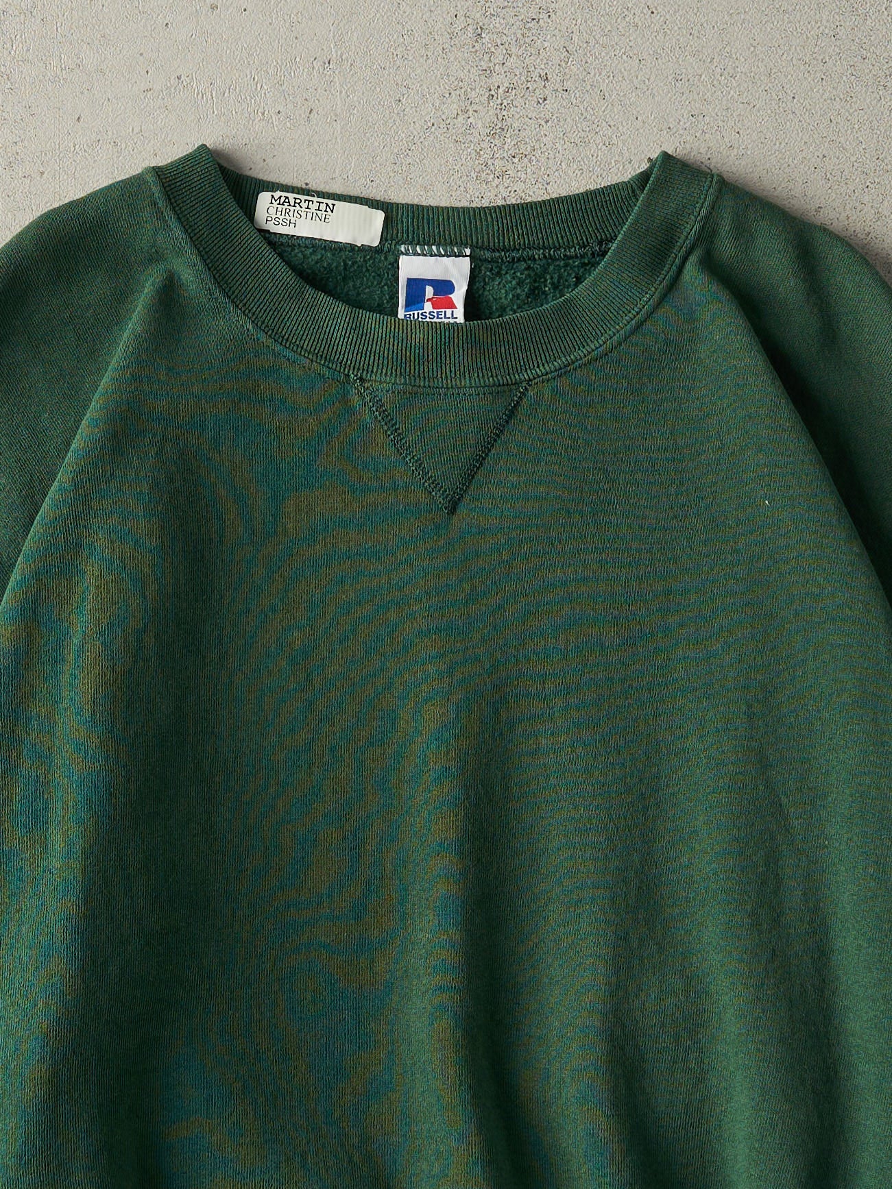 Vintage 90s Green Blank Russell Athletic Crewneck (XXL/XXXL)