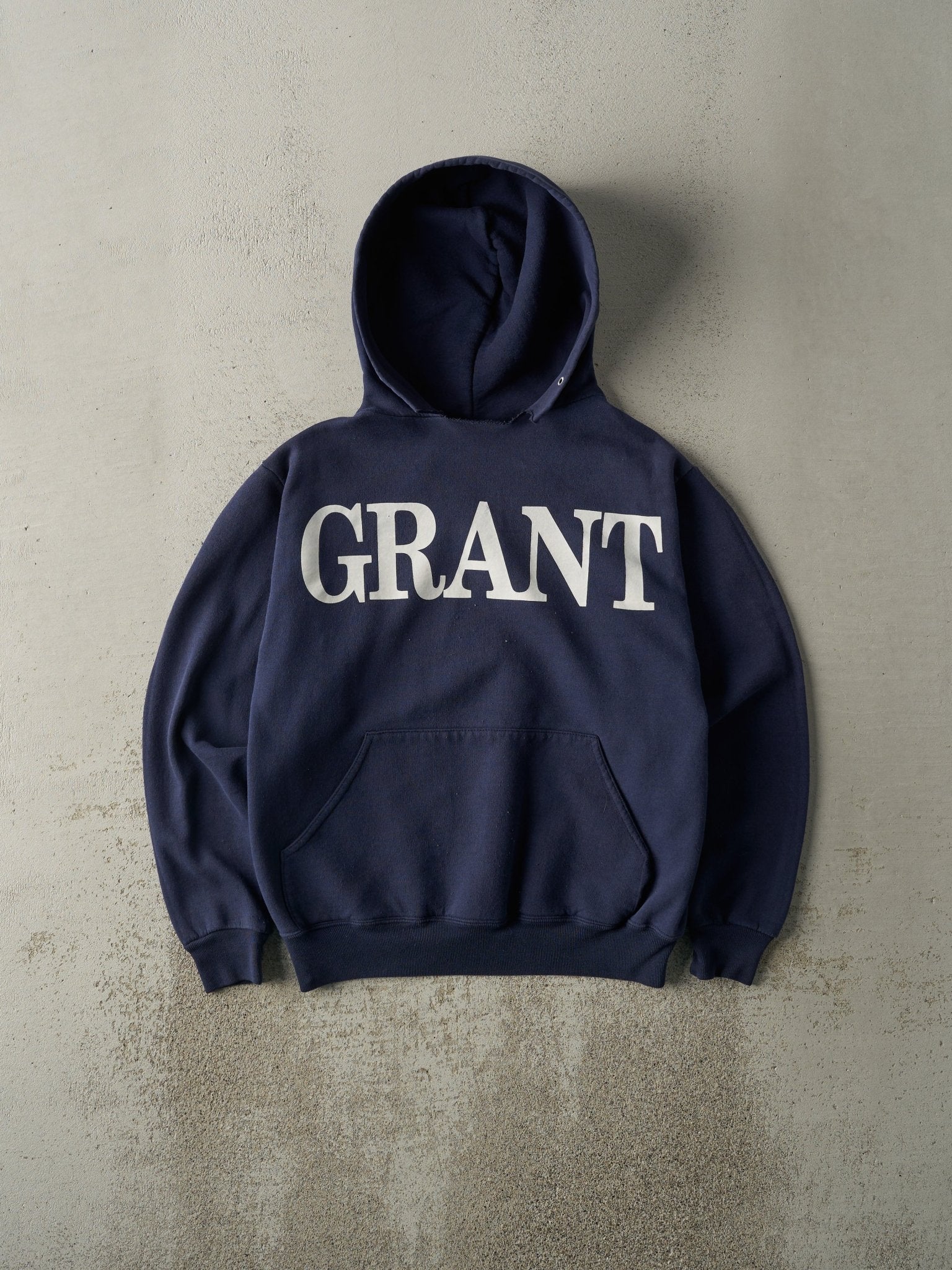 Vintage Y2K Navy Blue Grant Hoodie (S)