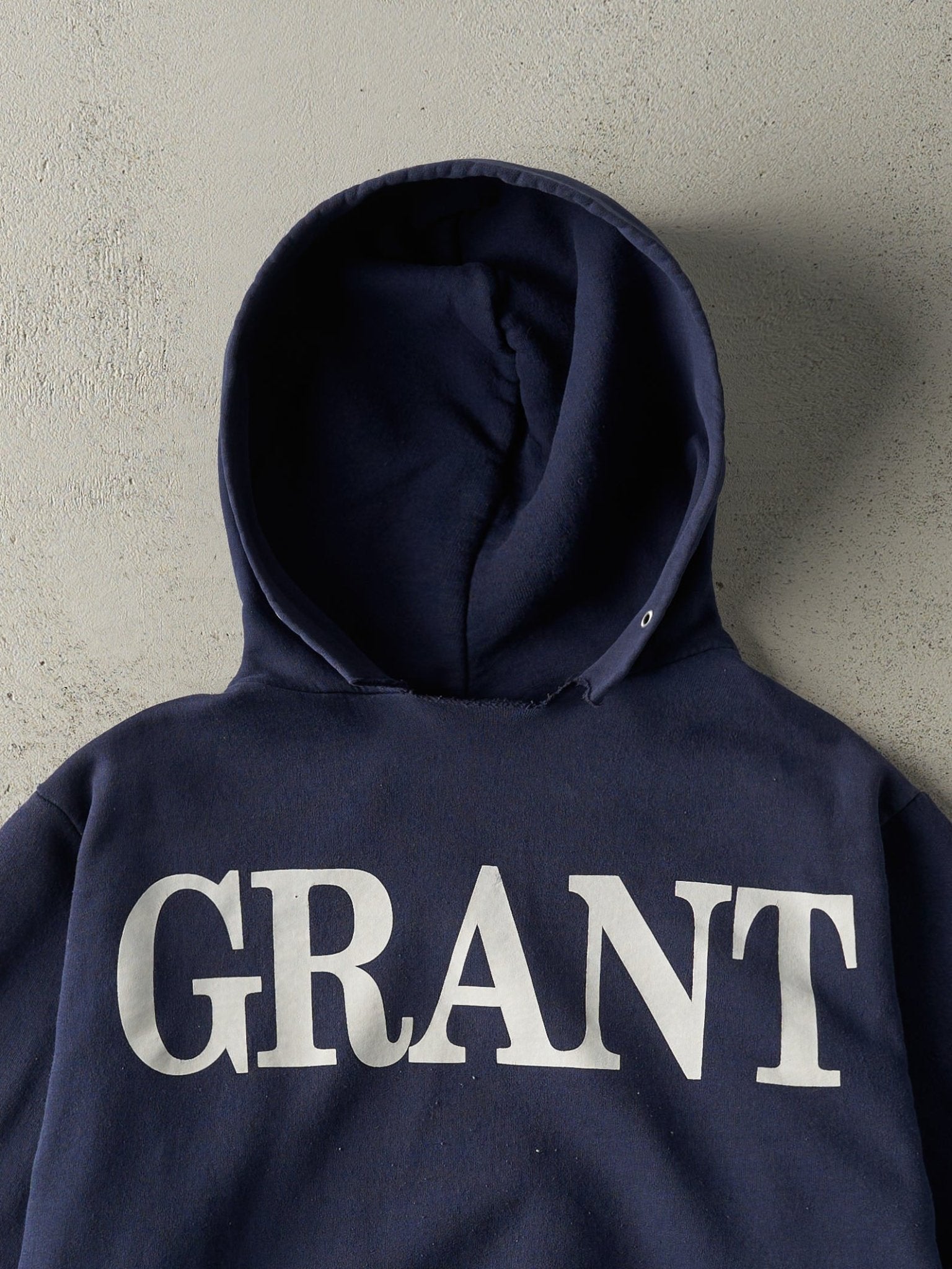 Vintage Y2K Navy Blue Grant Hoodie (S)