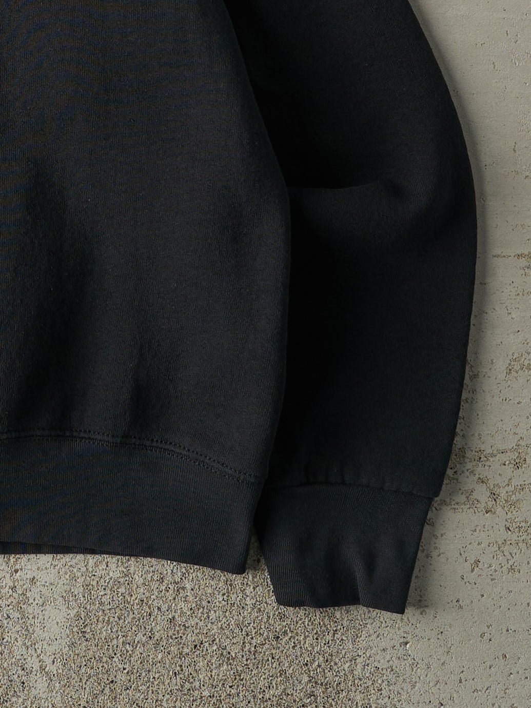 Vintage 90s Black Blank Crewneck (M)