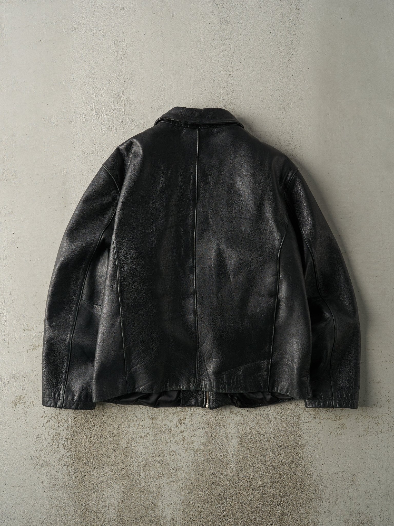 Vintage Y2K Black Danier Leather Jacket (M)