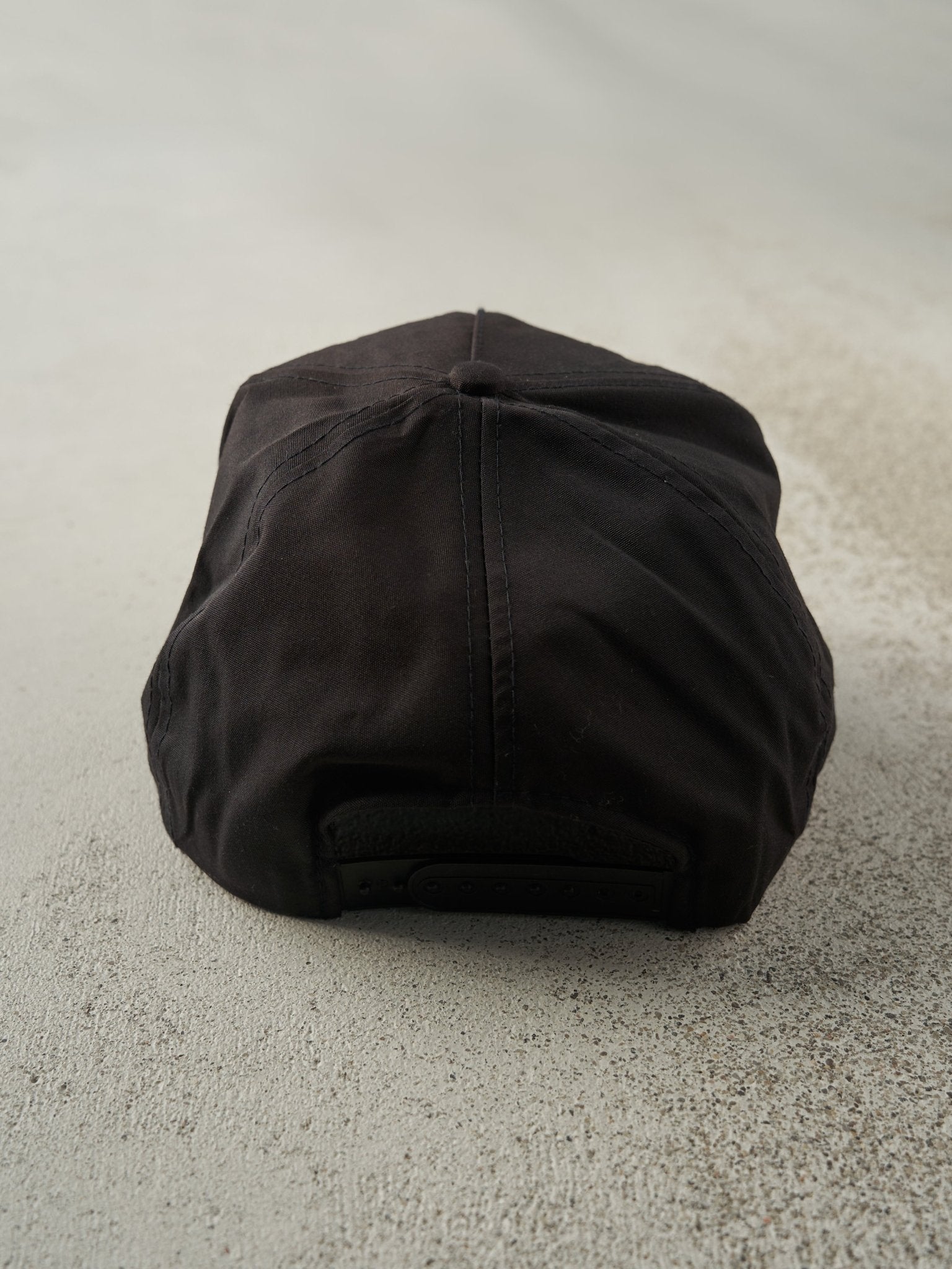 Vintage 80s Black Embroidered Altec Snapback Hat
