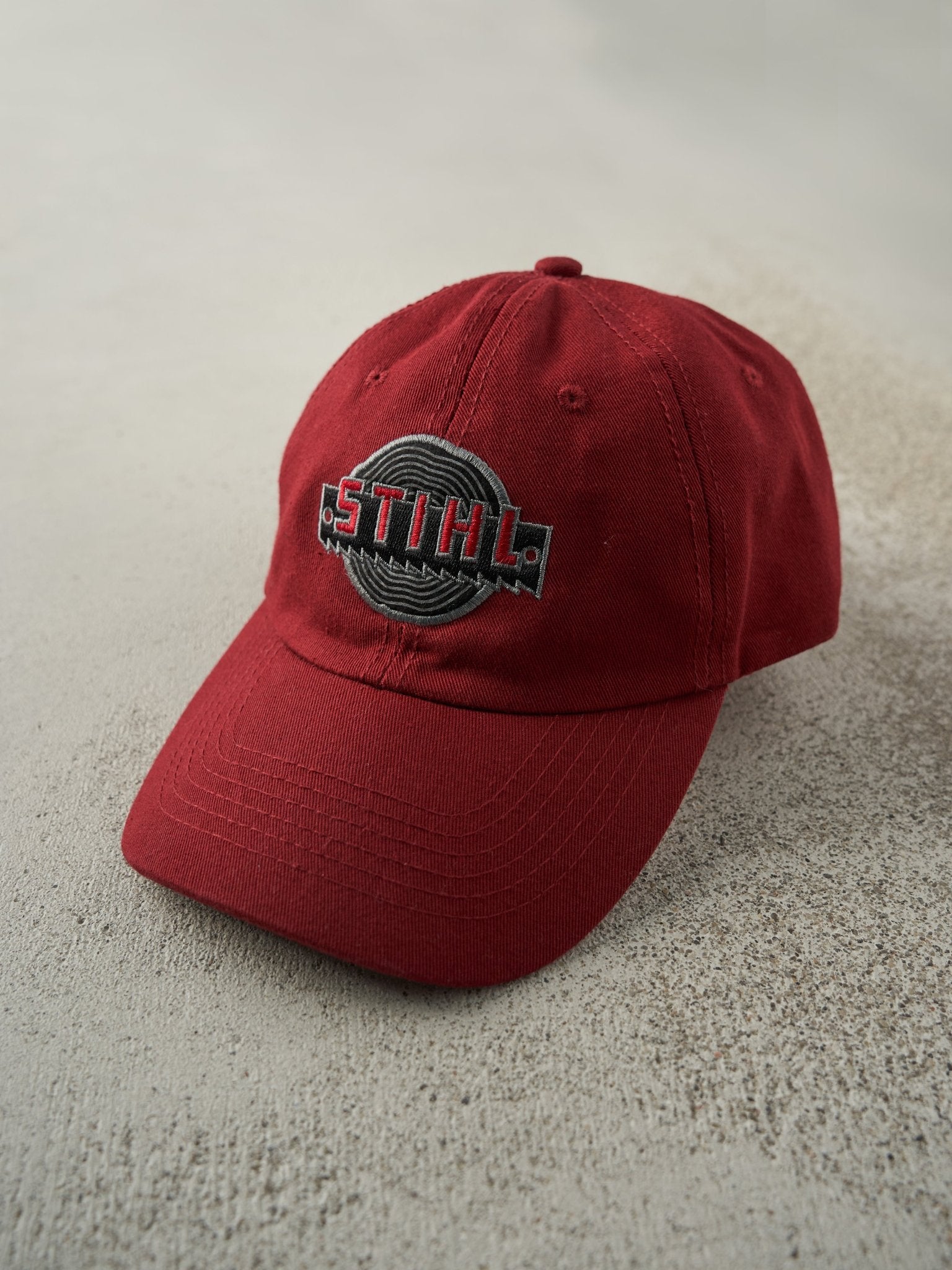 Vintage Y2K Red Stihl Embroidered Velcro Hat