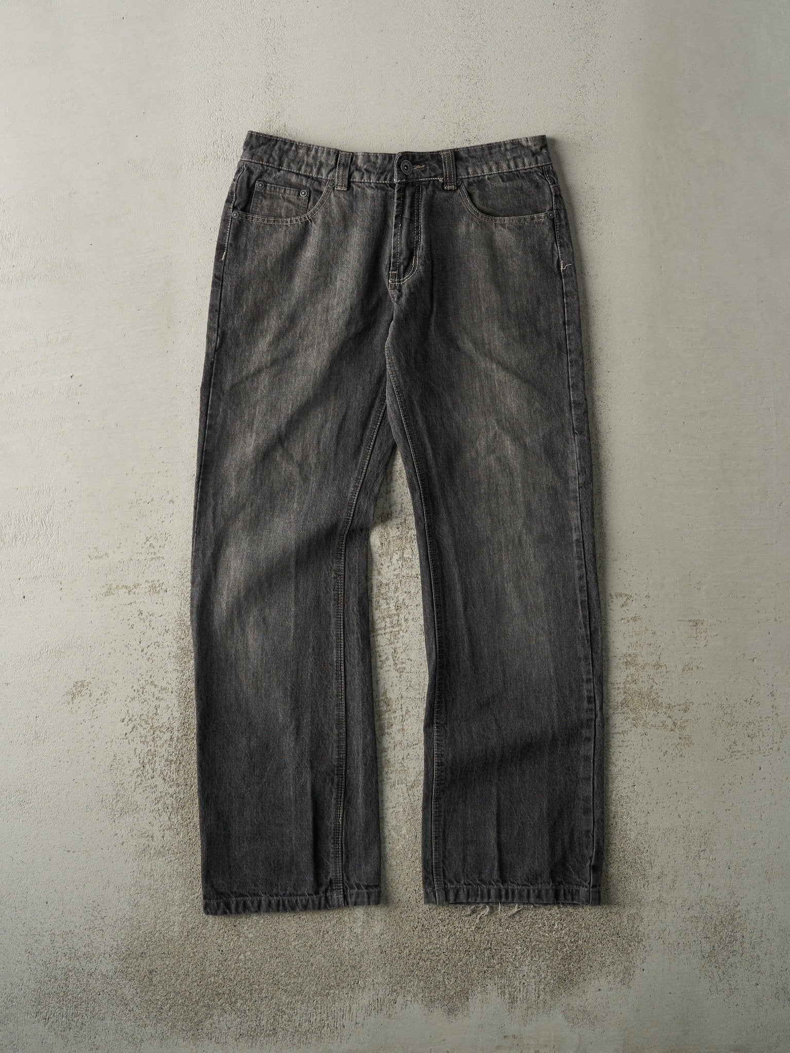 Vintage Y2K Faded Black Bongo Jeans Denim Pants (33.5x33)