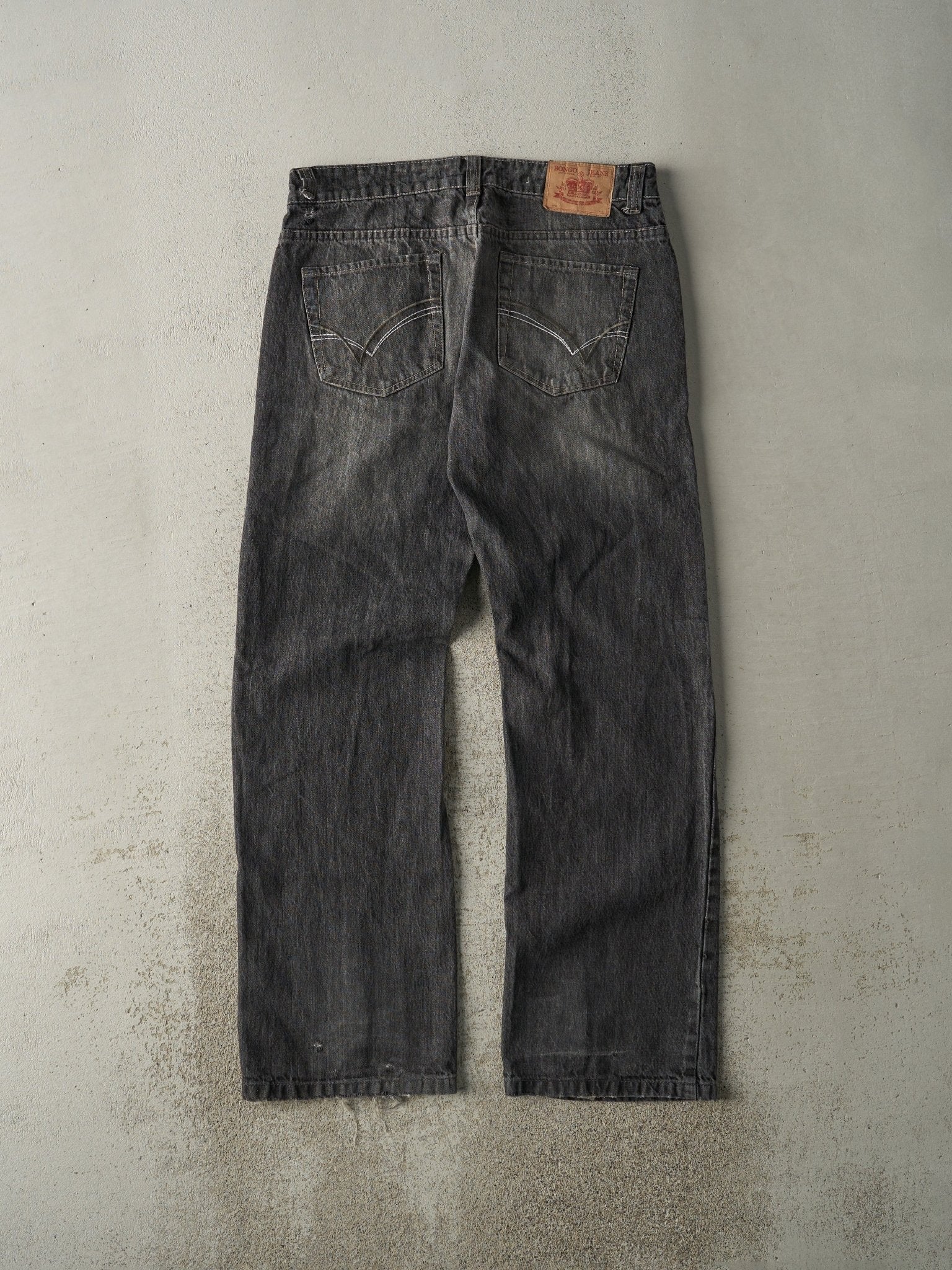 Vintage Y2K Faded Black Bongo Jeans Denim Pants (33.5x33)