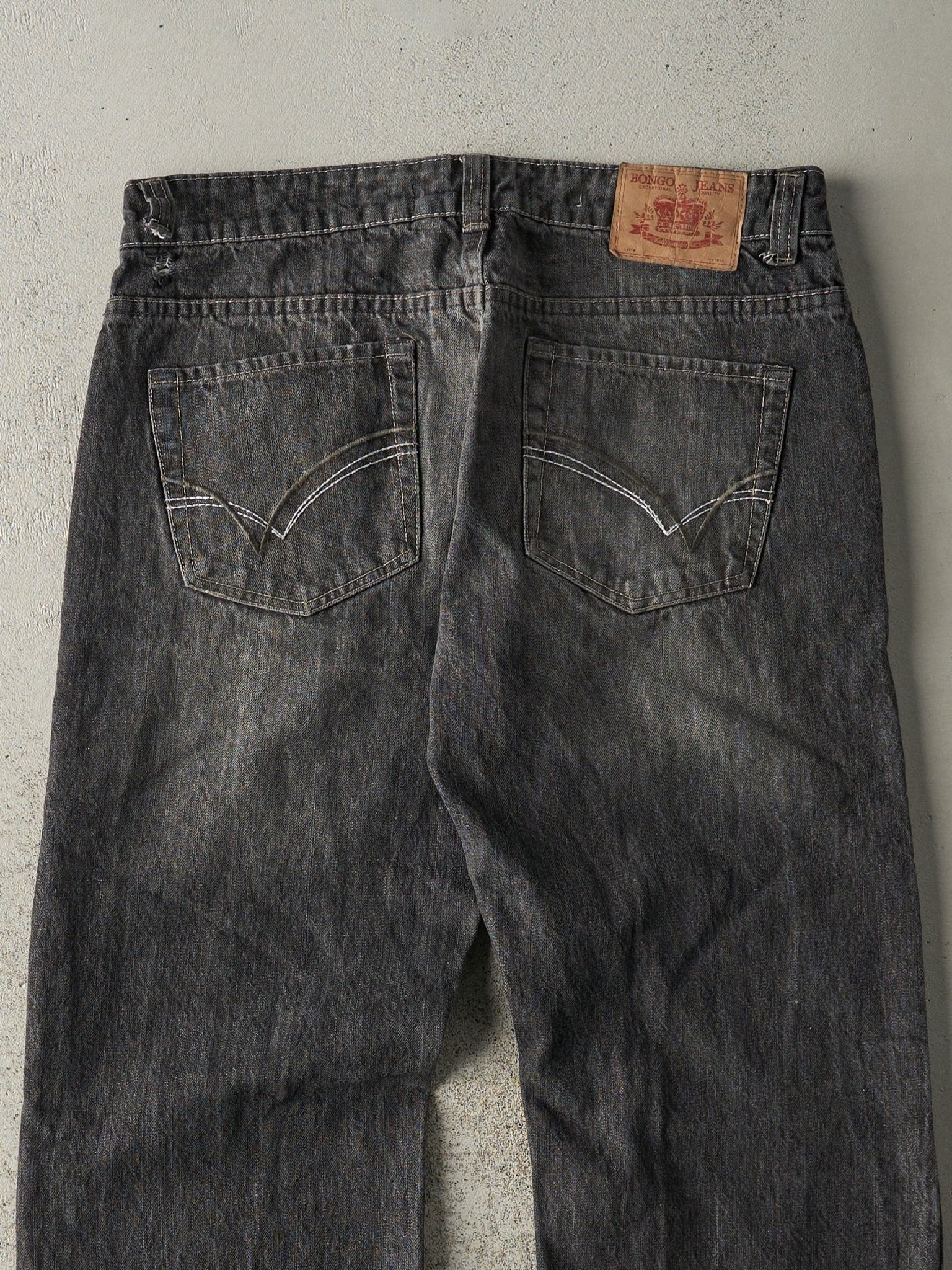 Vintage Y2K Faded Black Bongo Jeans Denim Pants (33.5x33)