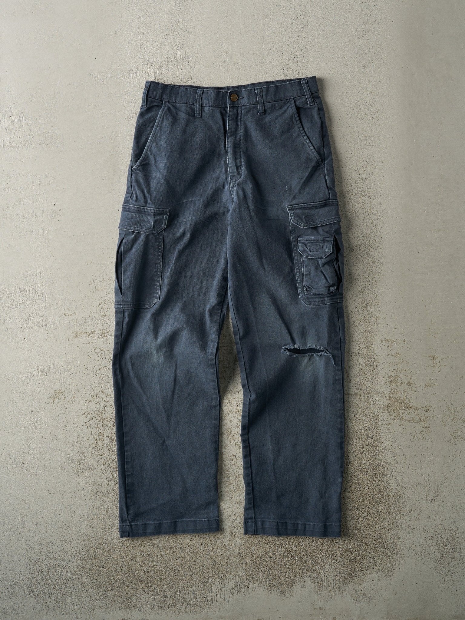 Vintage Y2K Navy Blue Dakota Cargo Work Pants (31x29.5)