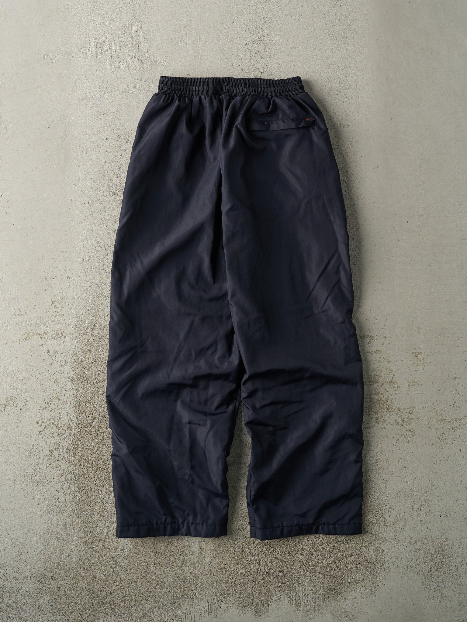 Vintage 90s Navy Blue Adidas Windbreaker Pants (24.5x25.5)