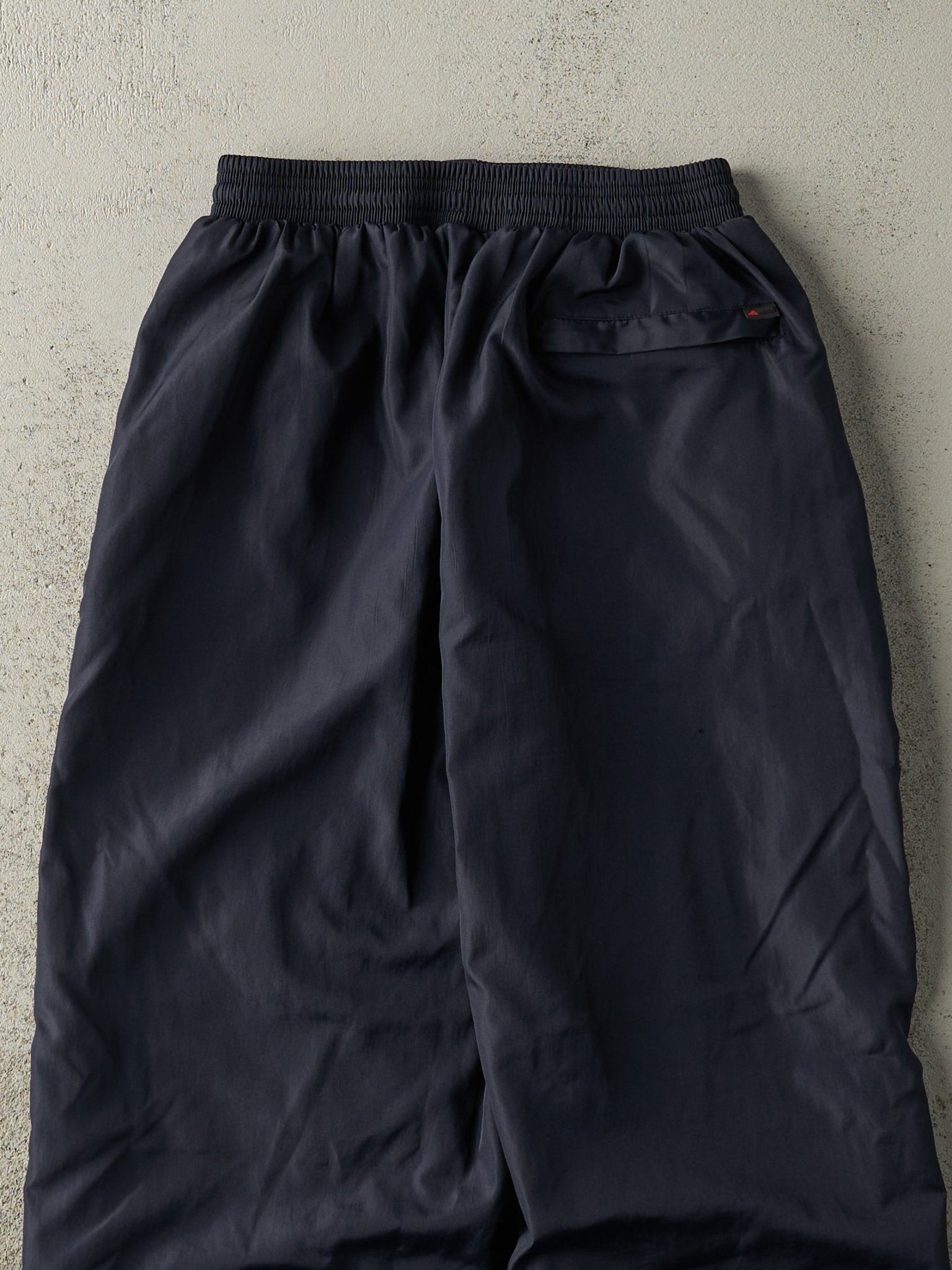 Vintage 90s Navy Blue Adidas Windbreaker Pants (24.5x25.5)