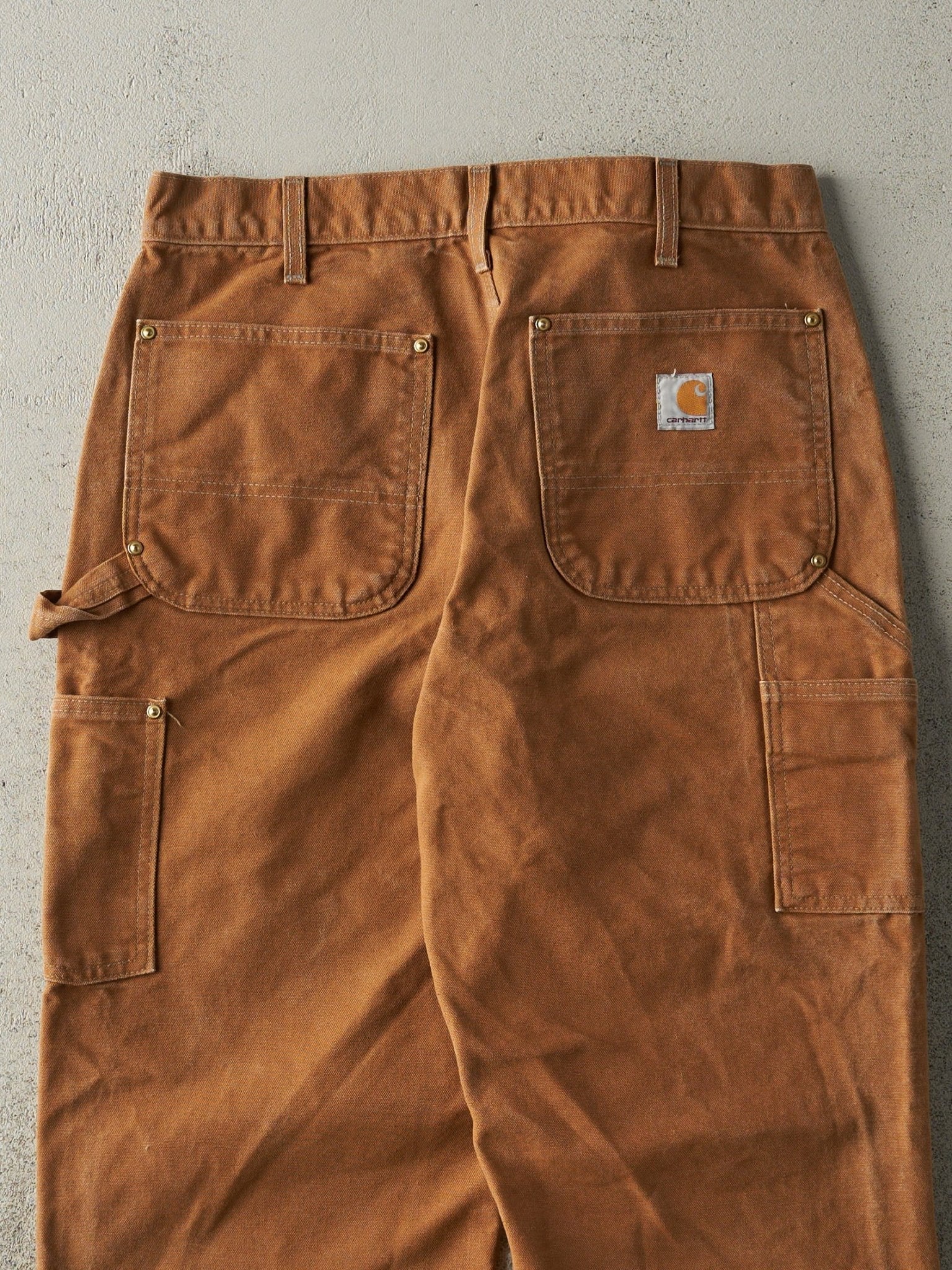 Vintage 90s Camel Carhartt Double Knee Carpenter Pants (31x29)
