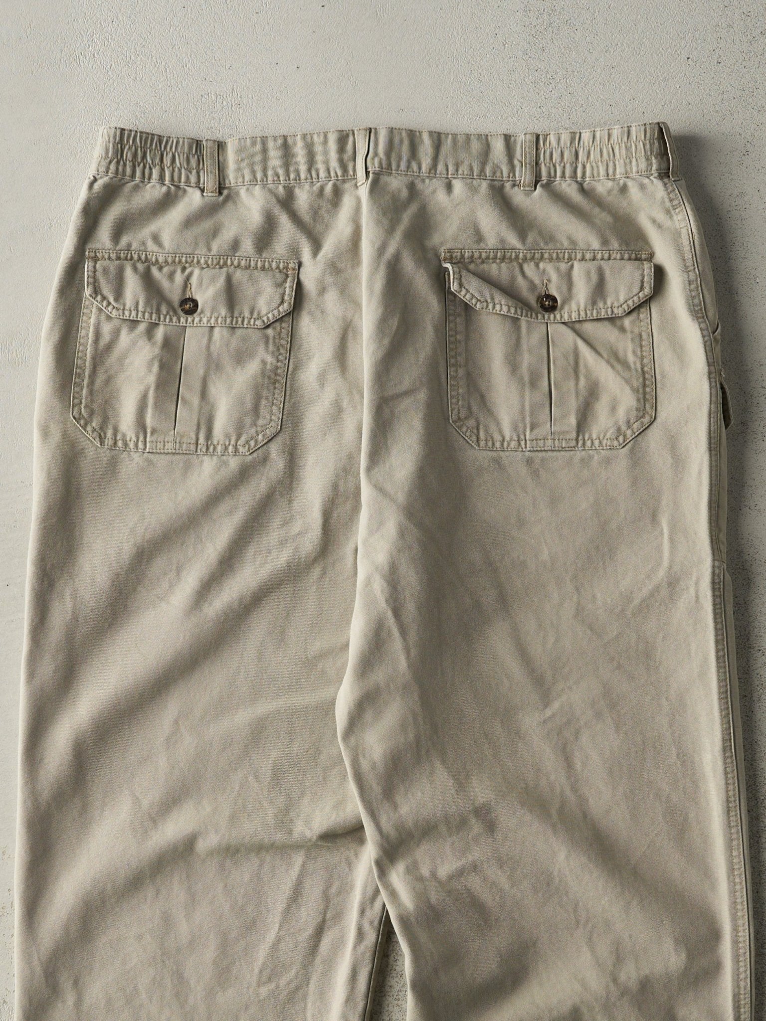 Vintage 90s Beige Wind River Cargo Pants (39x30)