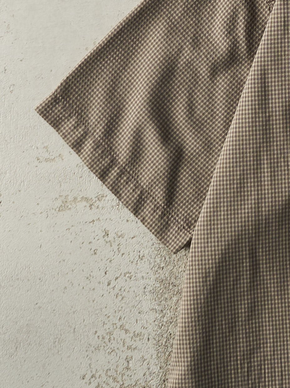 Vintage Y2K Brown R&R Short Sleeve Button Up (L/XL)