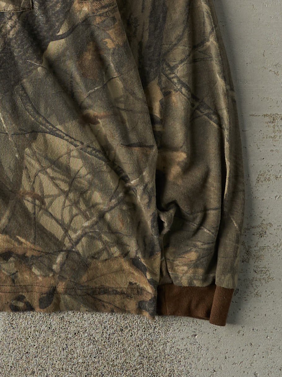Vintage 90s Camo Realtree Pocket Long Sleeve (L)