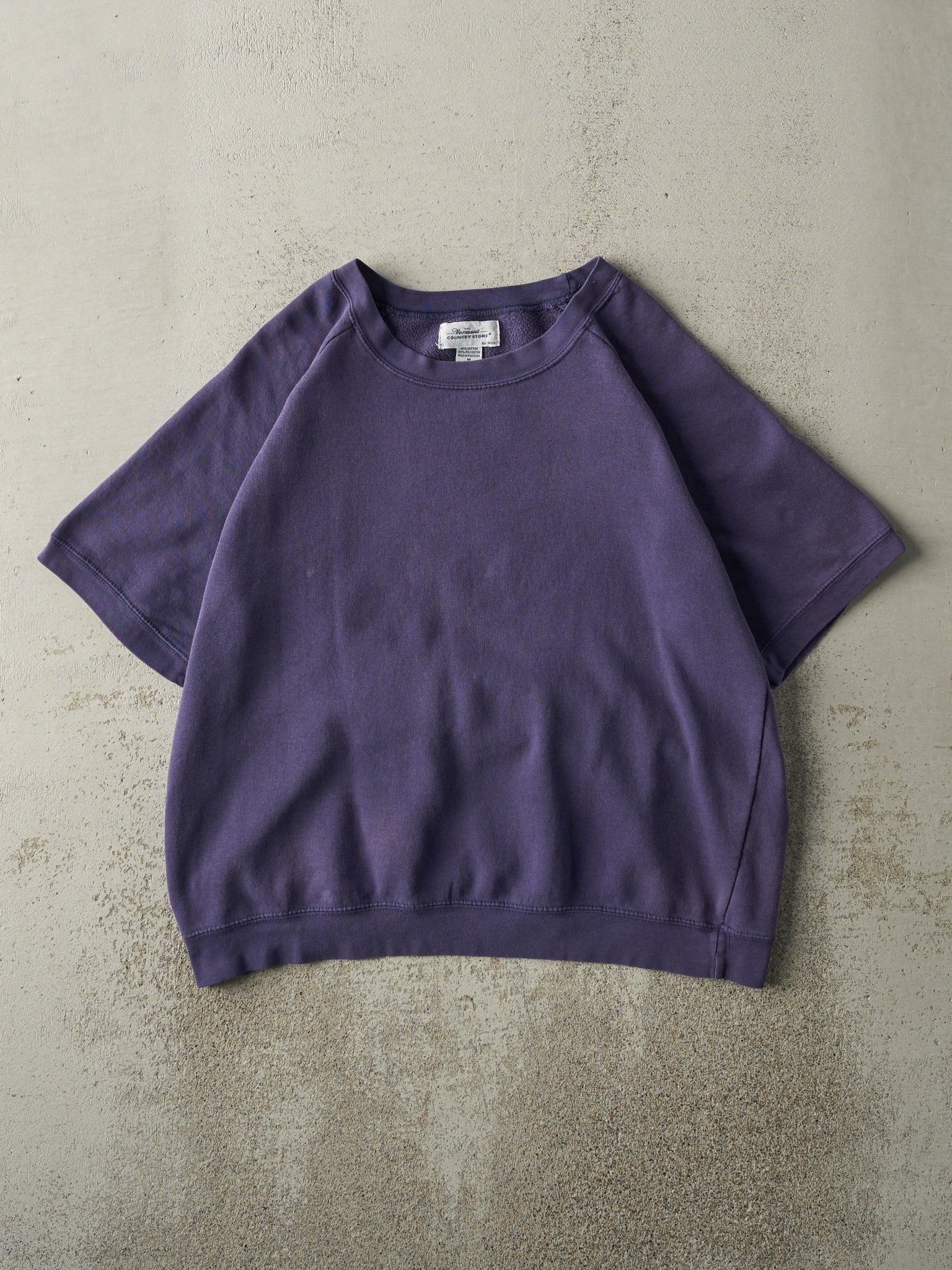 Vintage Y2K Navy Blue Sweatshirt Tee (M/L)