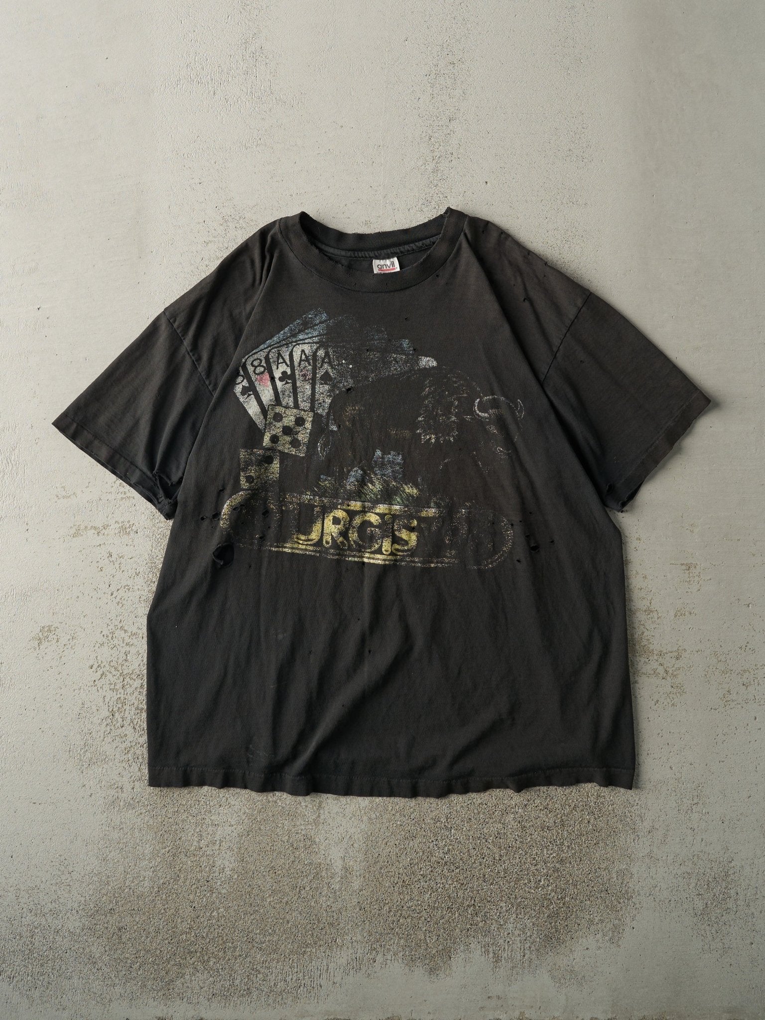 Vintage 96' Black Sturgis Bike Rally Single Stitch Tee (L)