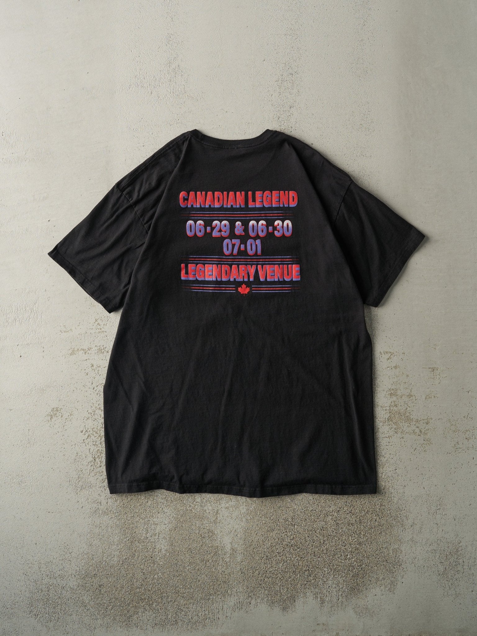 Vintage Y2K Black Gordon Lightfoot Tee (L)