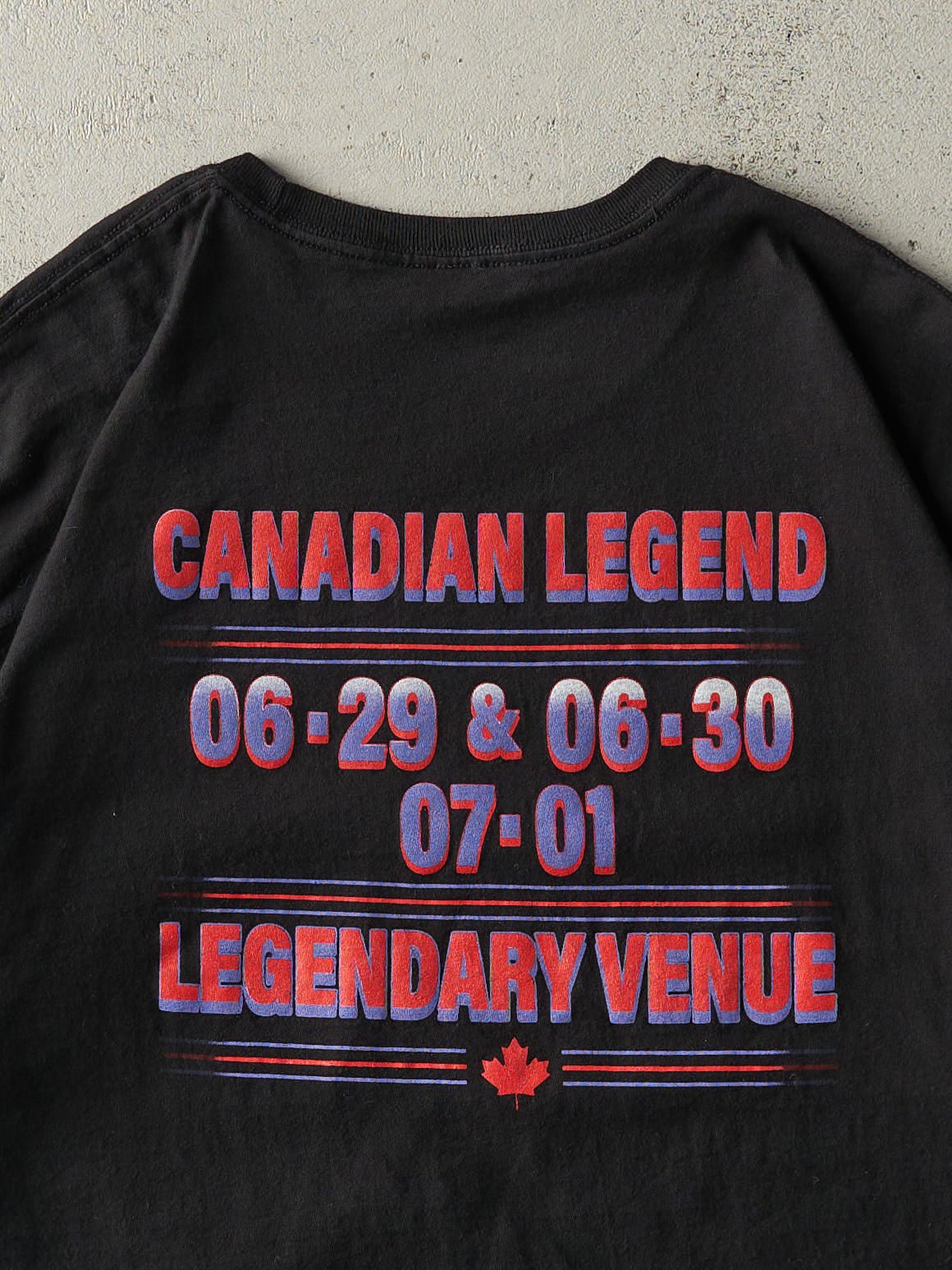 Vintage Y2K Black Gordon Lightfoot Tee (L)