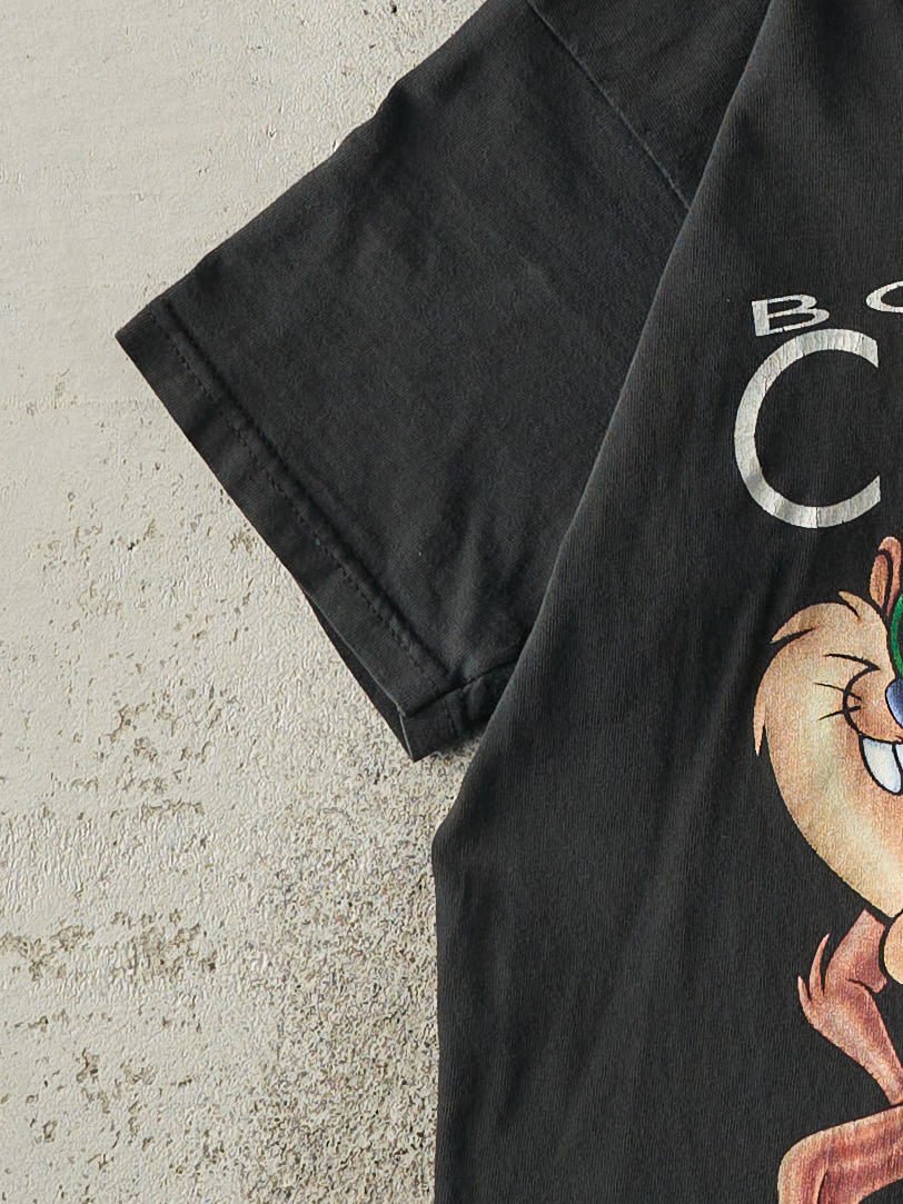 Vintage 96' Black Boston Celtics Taz Looney Tunes Baby Tee (XS)