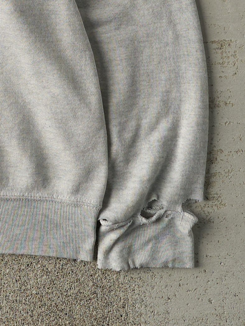 Vintage 90s Heather Grey Indiana University Hoosiers Crewneck (M)