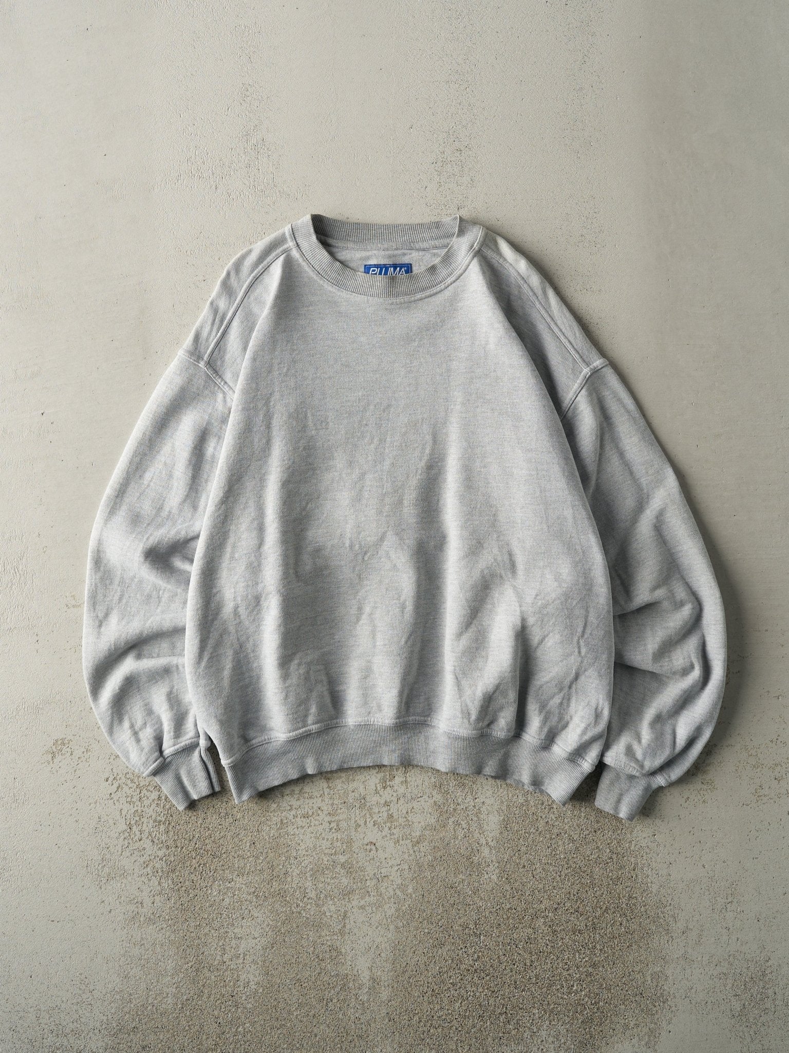 Vintage 90s Grey Blank Crewneck (XL)