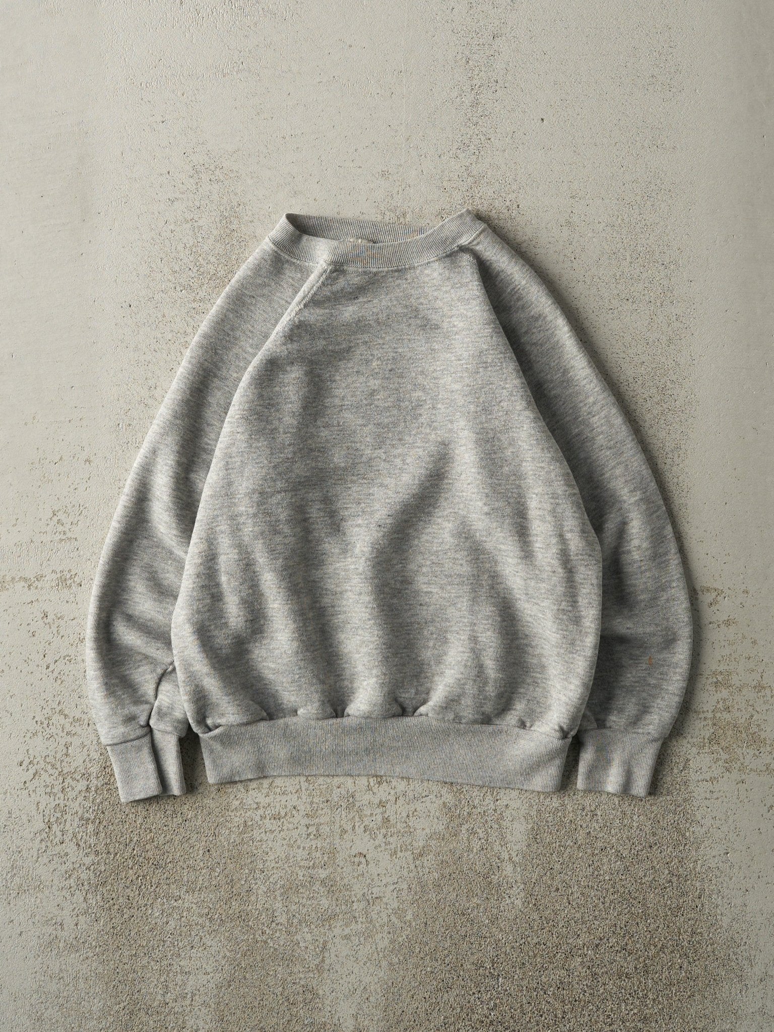 Vintage 80s Grey Blank Wrangler Crewneck (S)
