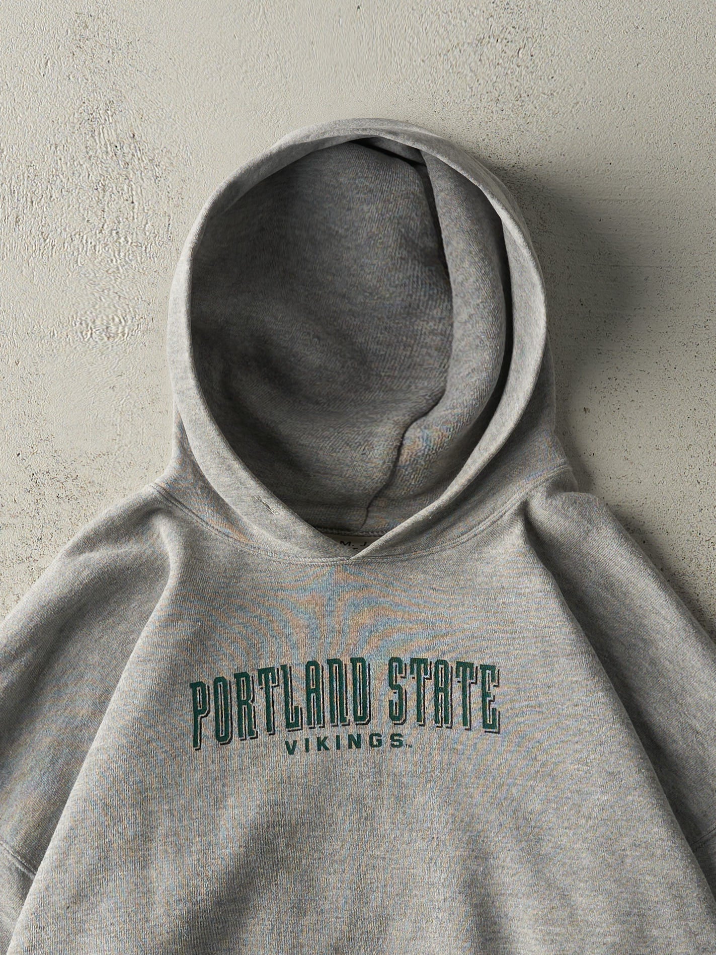 Vintage 90s Grey Portland State Vikings Hoodie (XL)