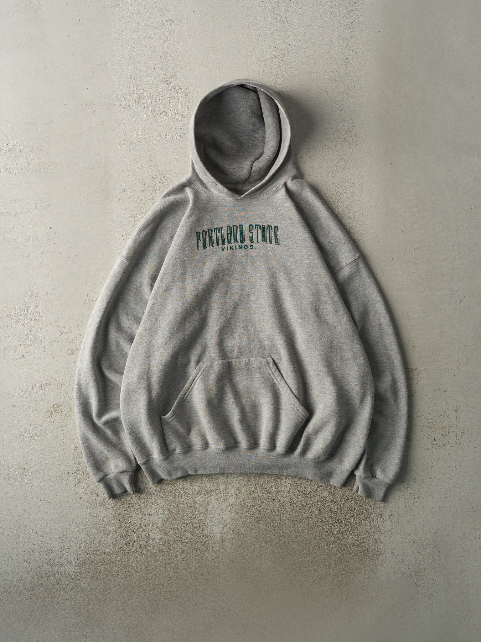 Vintage 90s Grey Portland State Vikings Hoodie (XL)