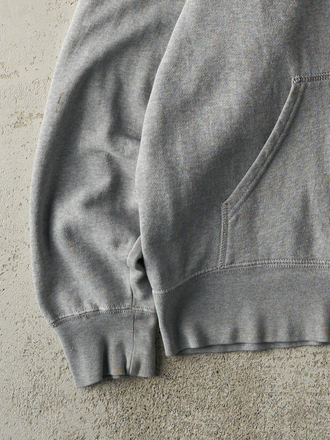 Vintage Y2K Grey Polo Jeans Ralph Lauren Zip Up Hoodie (M/L)