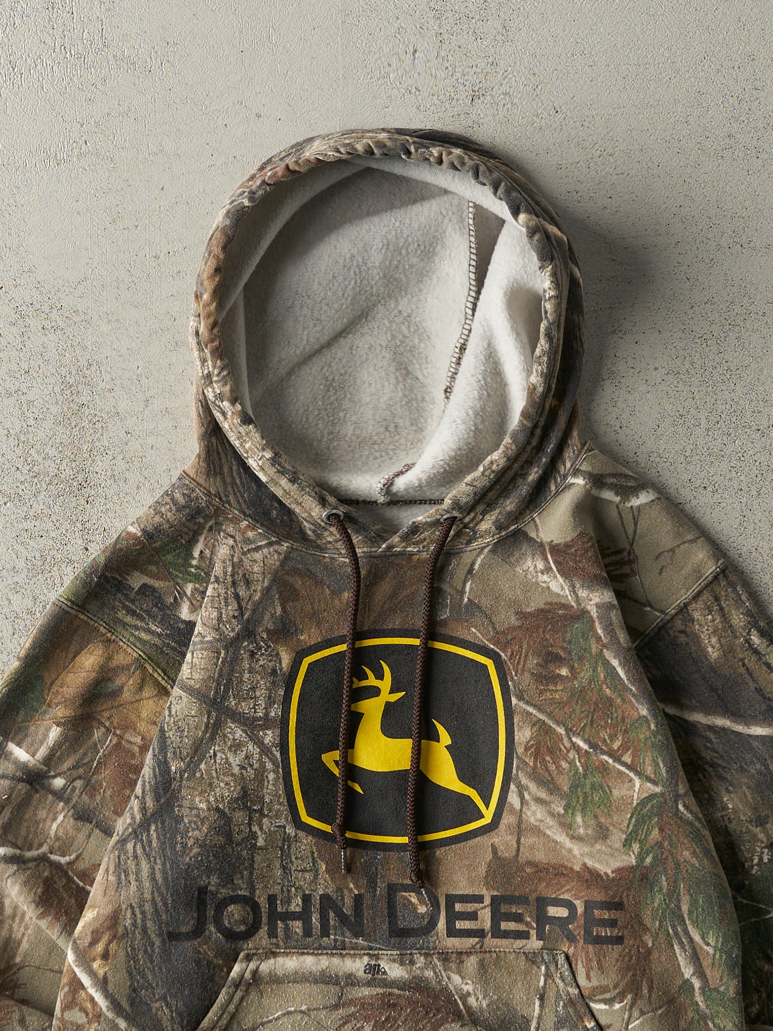 Vintage Y2K Camo John Deere Realtree Hoodie (S)