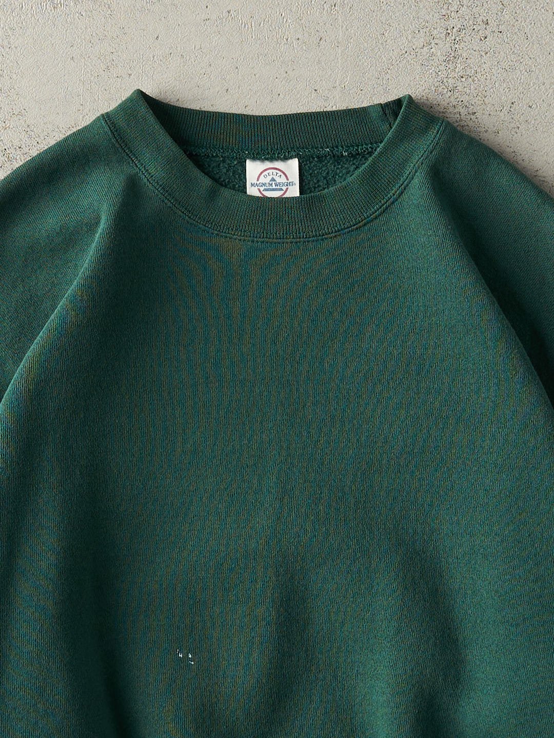 Vintage Y2K Green Blank Crewneck (L)