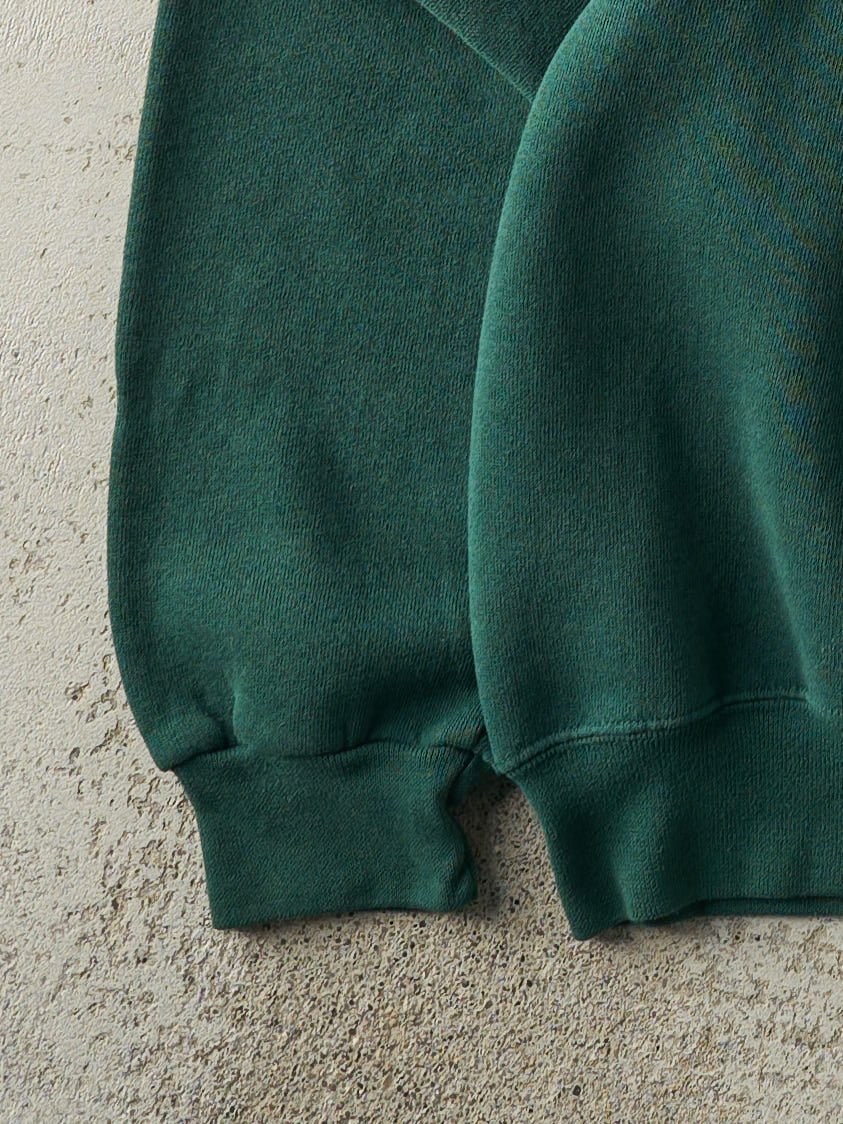 Vintage Y2K Green Blank Crewneck (L)