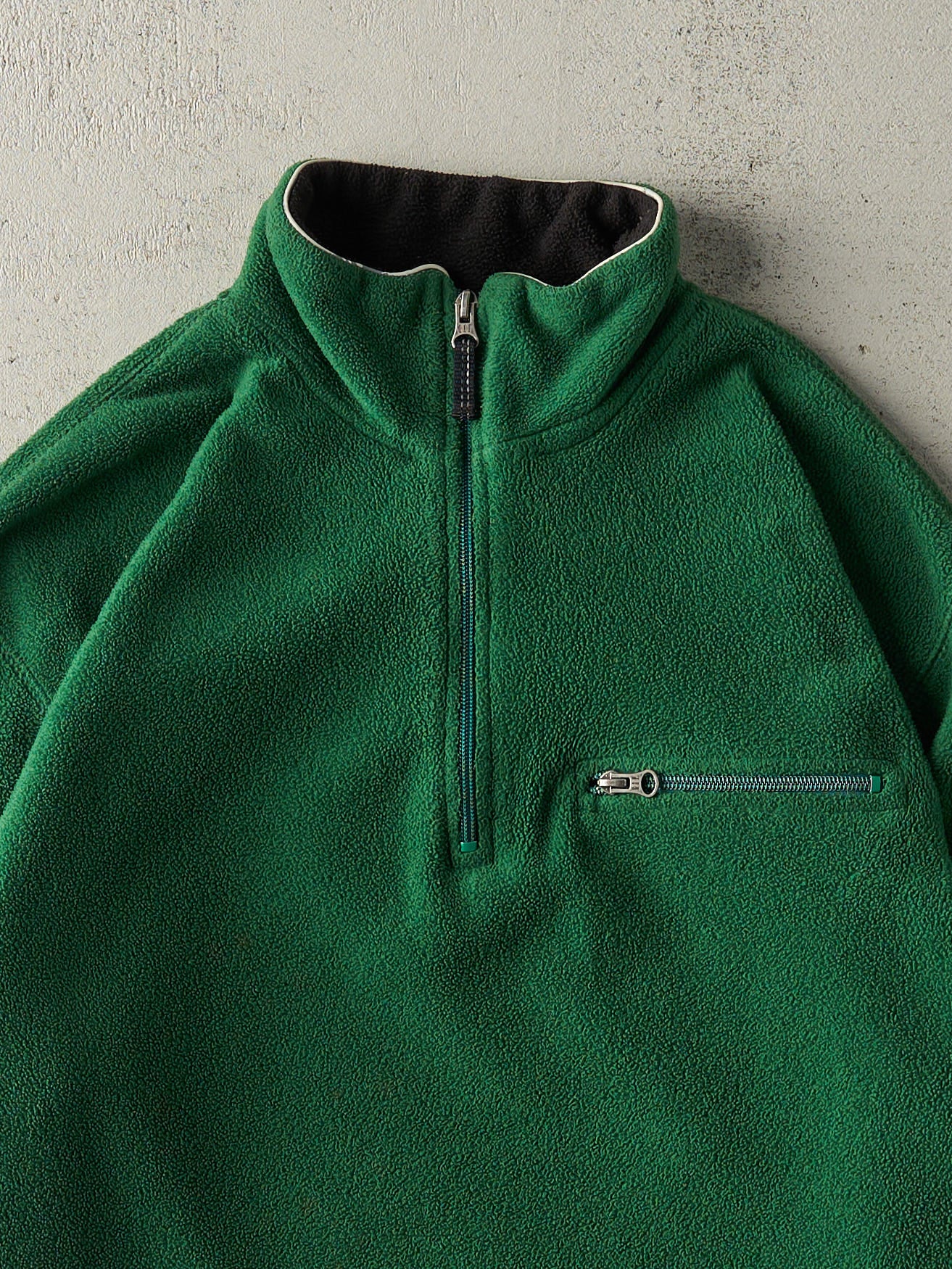 Vintage Y2K Green Gap Athletic Quarter Zip Fleece (L)