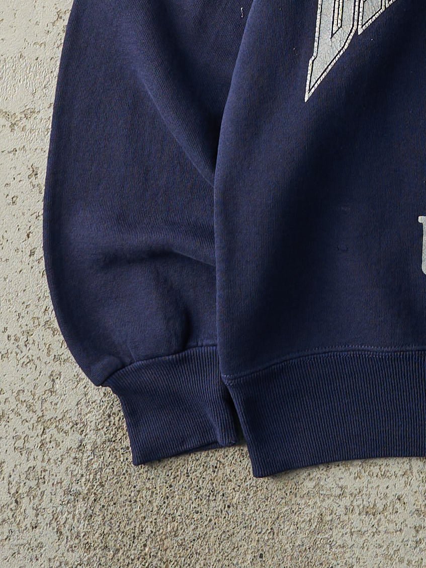 Vintage 90s Navy Blue Brigham Young University Russell Athletic Crewneck (M)