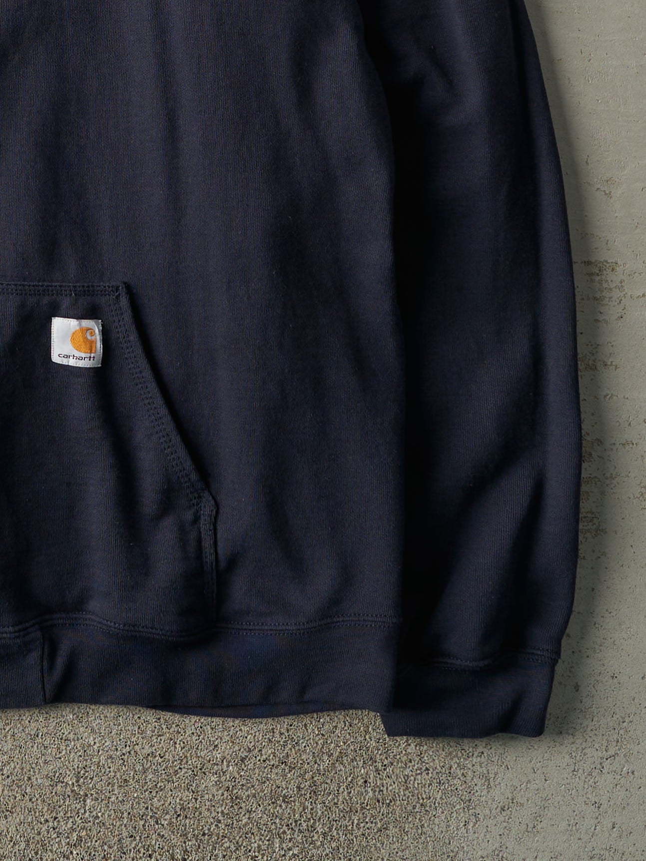 Vintage Y2K Navy Blue Carhartt Zip Up Hoodie (XL/XXL)