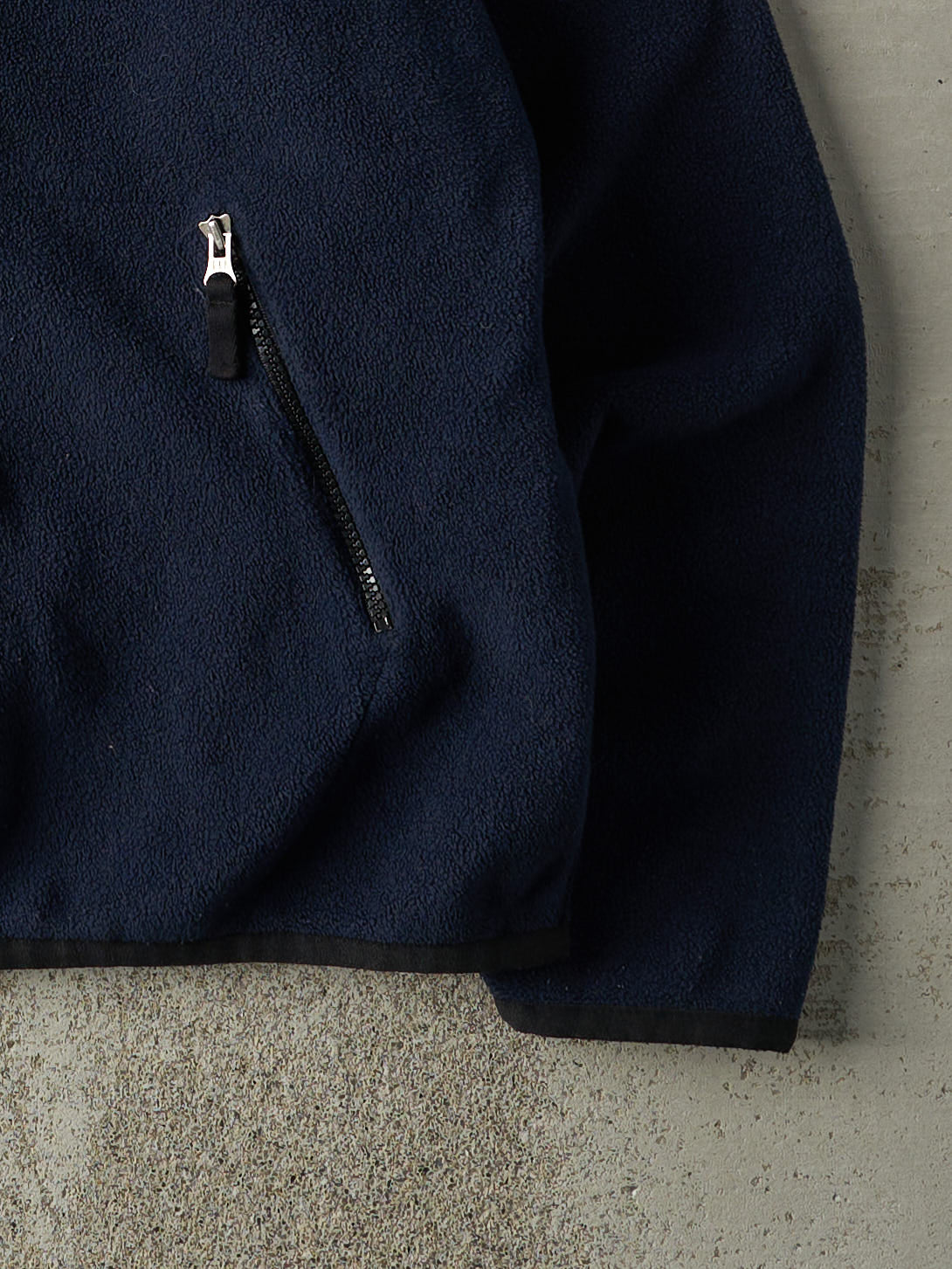 Vintage 90s Navy Blue Gap Zip Up Fleece (M/L)